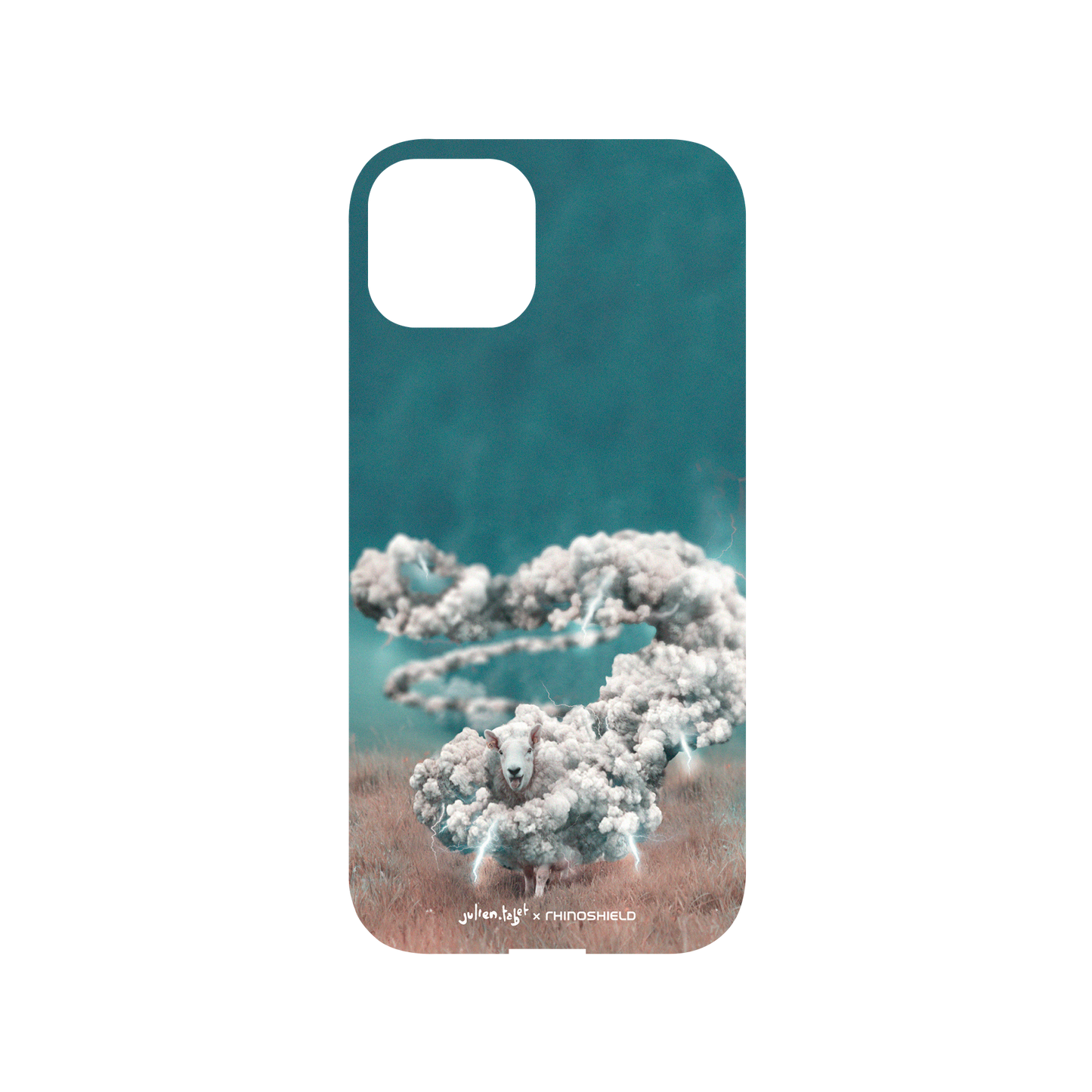 RHINOSHIELD X Julien Tabet Mod NX iPhone 14 Case - Stormy Backplate