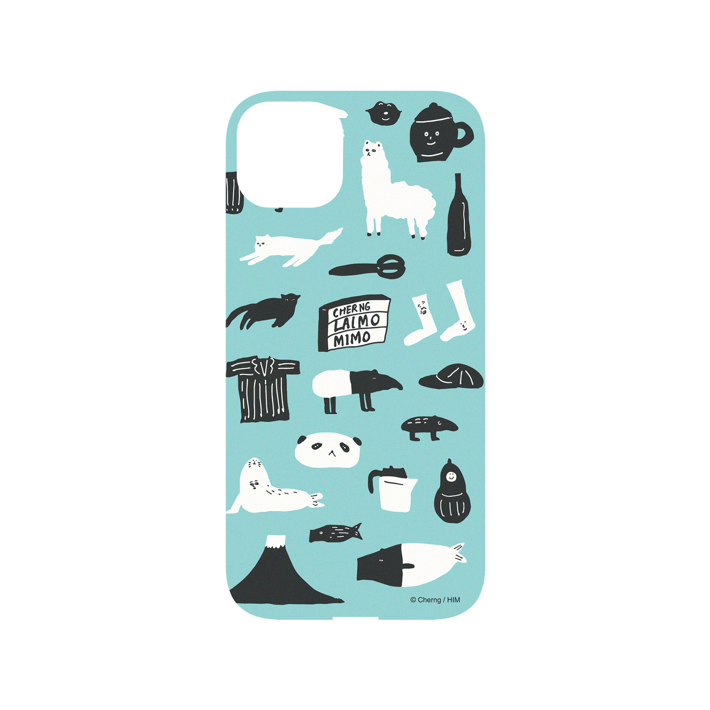 RHINOSHIELD X LAIMO Mod NX iPhone 14 Plus Case - LAIMO Frameless Blue Backplate