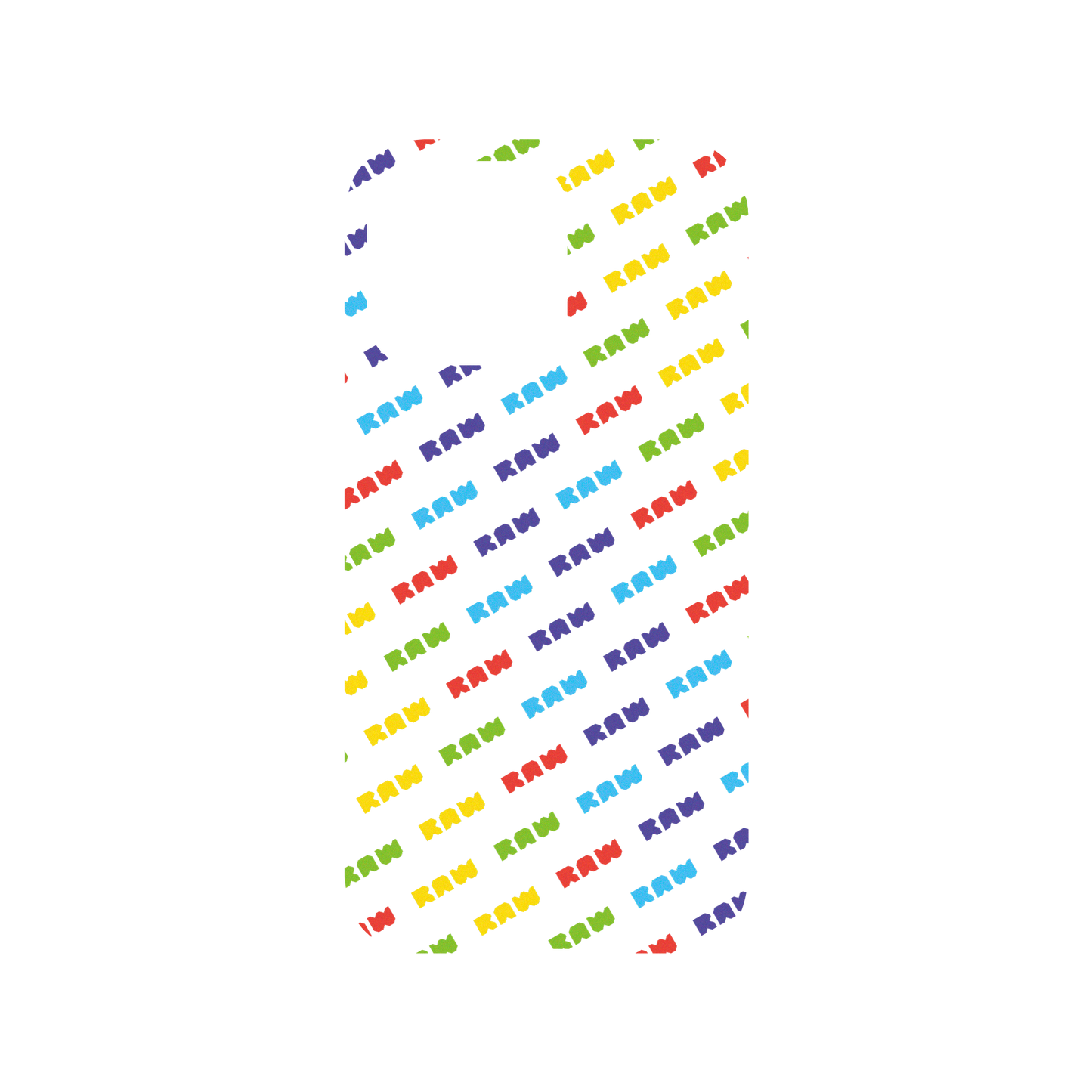 RHINOSHIELD X JOCR Mod NX (MagSafe compatible) iPhone 14 Pro Max Case - Raw Rainbow Pattern Small Backplate