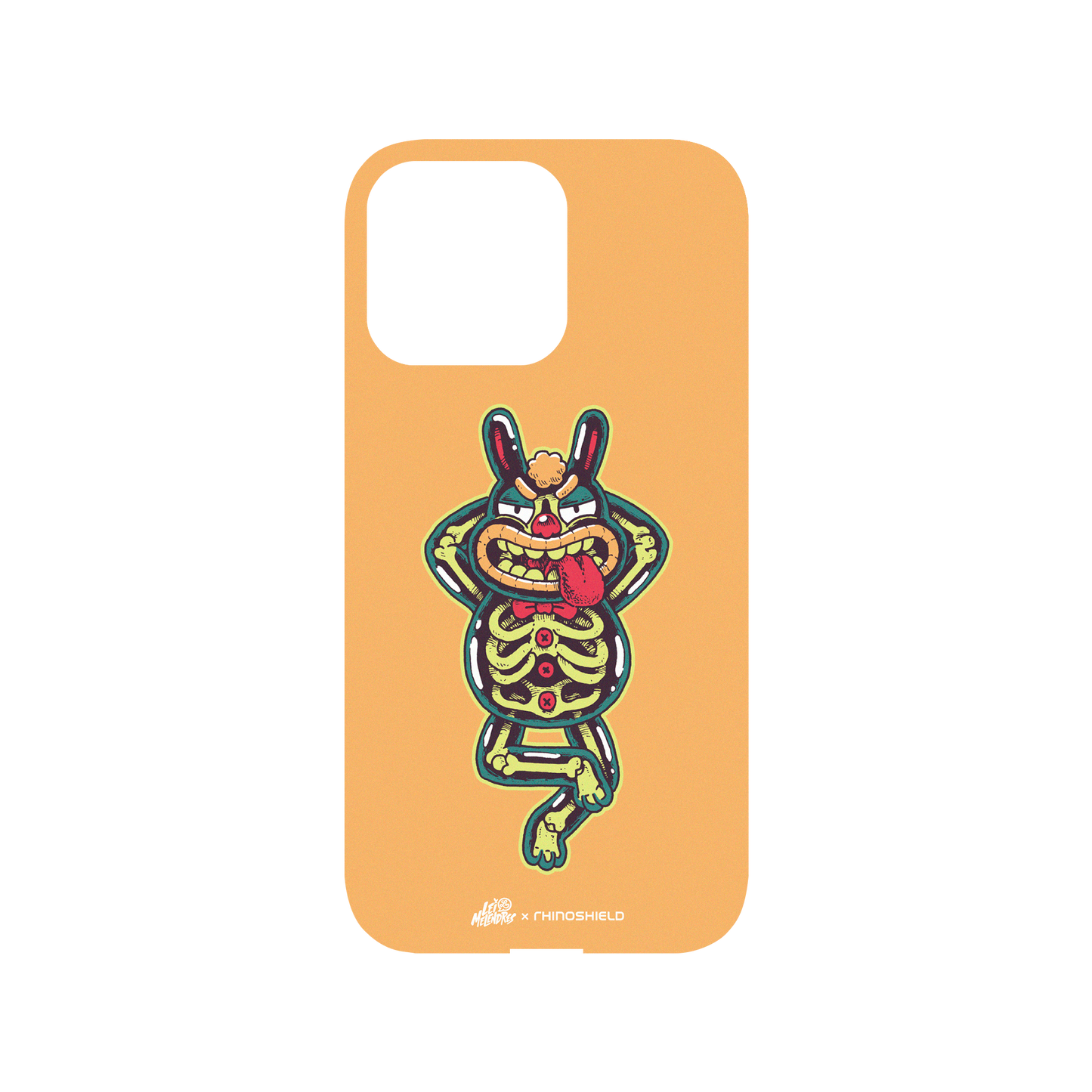 RHINOSHIELD X Lei Melendres Mod NX (MagSafe compatible) iPhone 14 Pro Max Case - Skeleton Rabbit Backplate