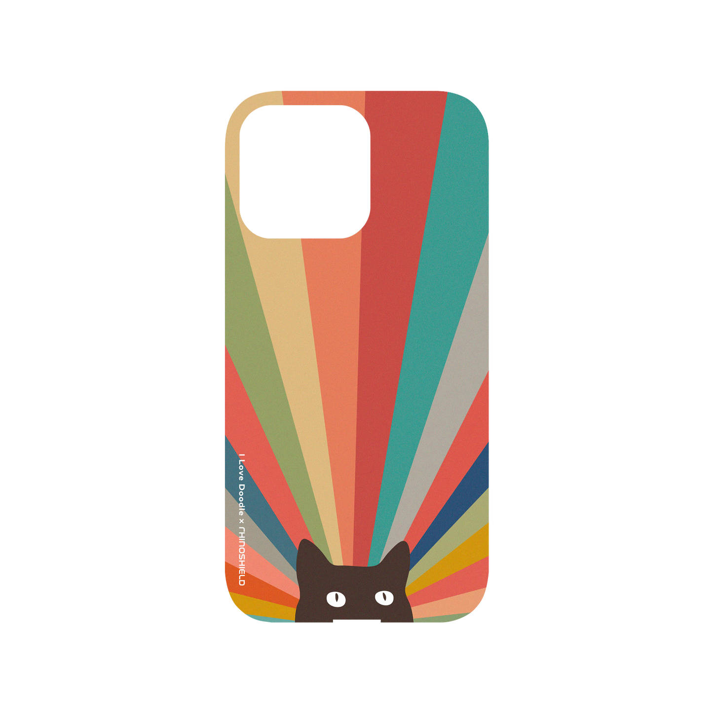 RHINOSHIELD X I Love Doodle Mod NX (MagSafe compatible) iPhone 14 Pro Max Case - Cat Landscape - Imagination Backplate