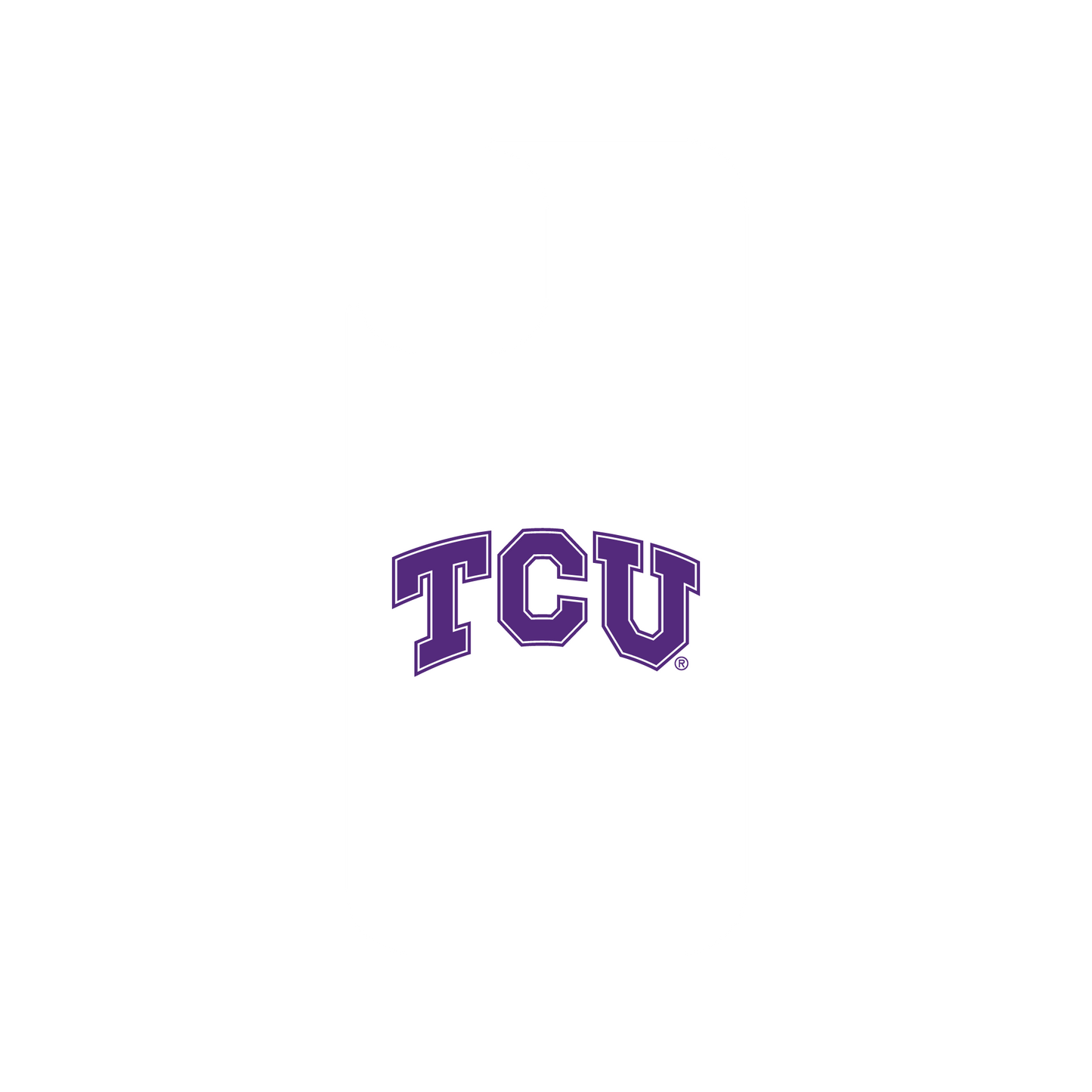 RHINOSHIELD X U.S. College Collections Clear Case (MagSafe compatible) iPhone 12 - Texas Christian University - TCU® - Purple