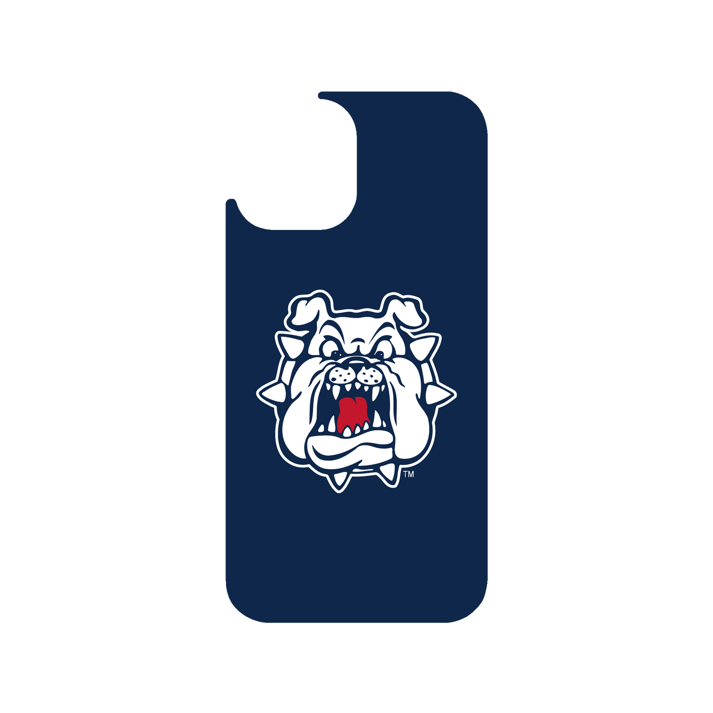 RHINOSHIELD X U.S. College Collections Clear Case (MagSafe compatible) iPhone 12 Pro - Fresno State Bulldogs-Dark