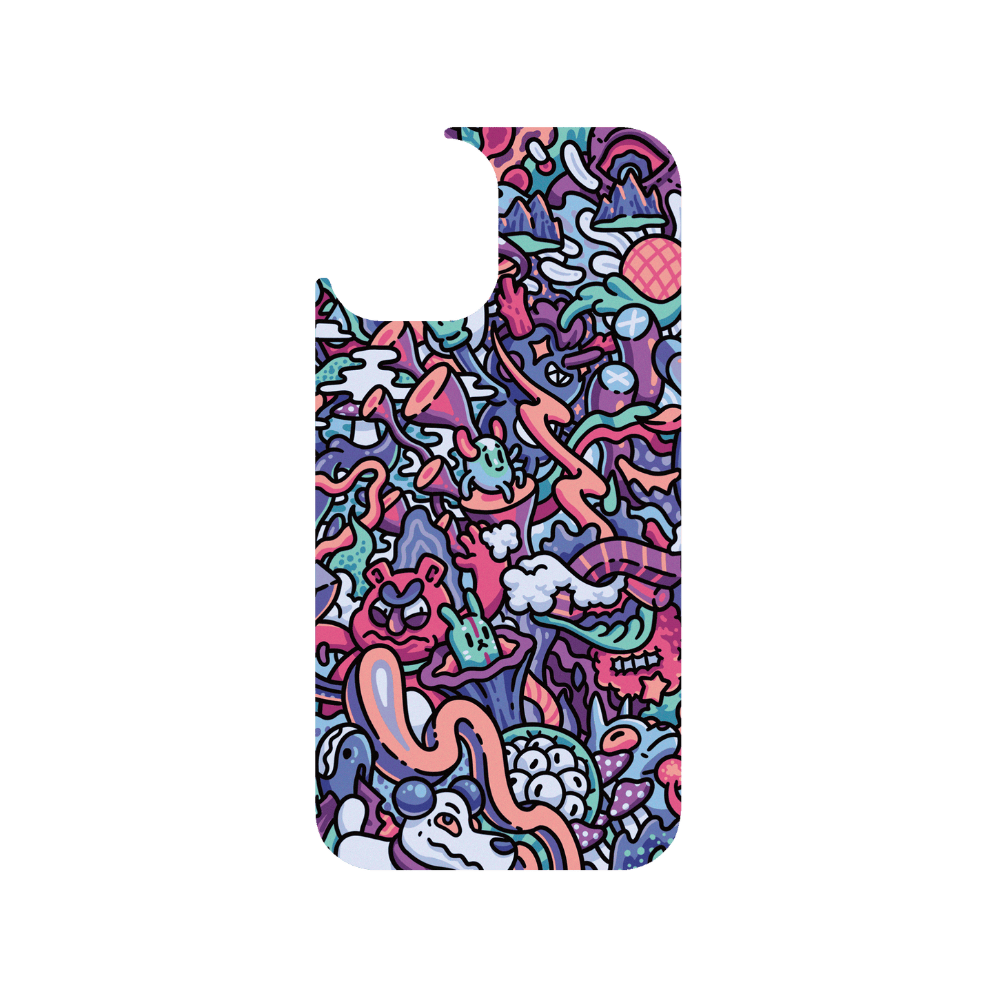 RHINOSHIELD X Lei Melendres Clear iPhone 12 Case - Hidden Paradise