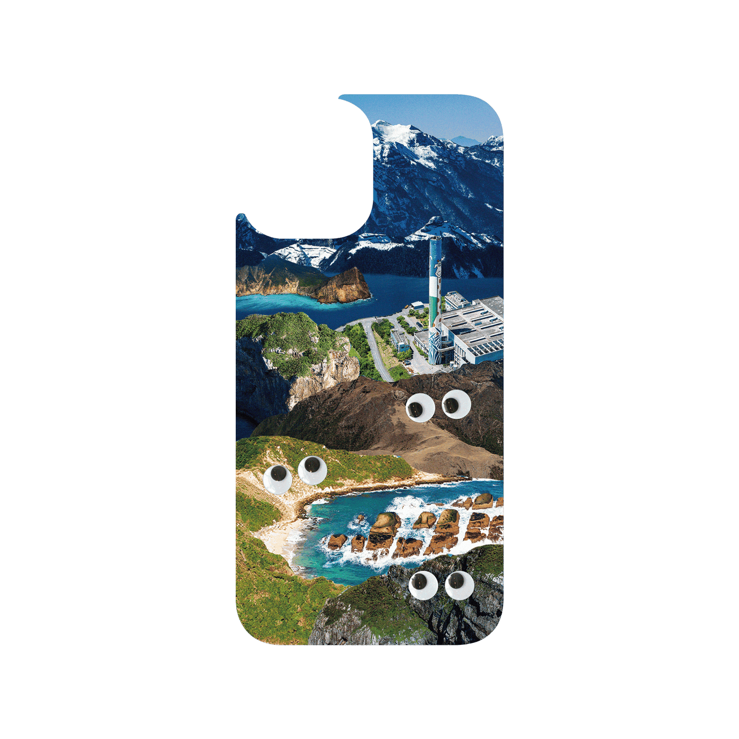 RHINOSHIELD X Chi Po-Lin Series: Protect the Island We Live On Clear iPhone 12 Pro Max Case - Seen It All (Mt. Syue)