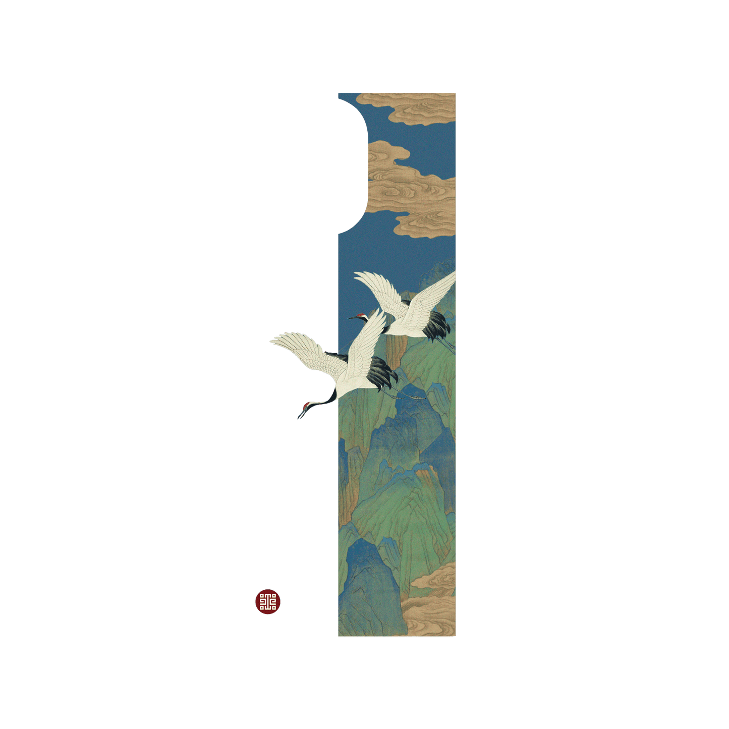 RHINOSHIELD X National Palace Museum Clear iPhone 12 Pro Max Case - Animal Series - Flying Cranes