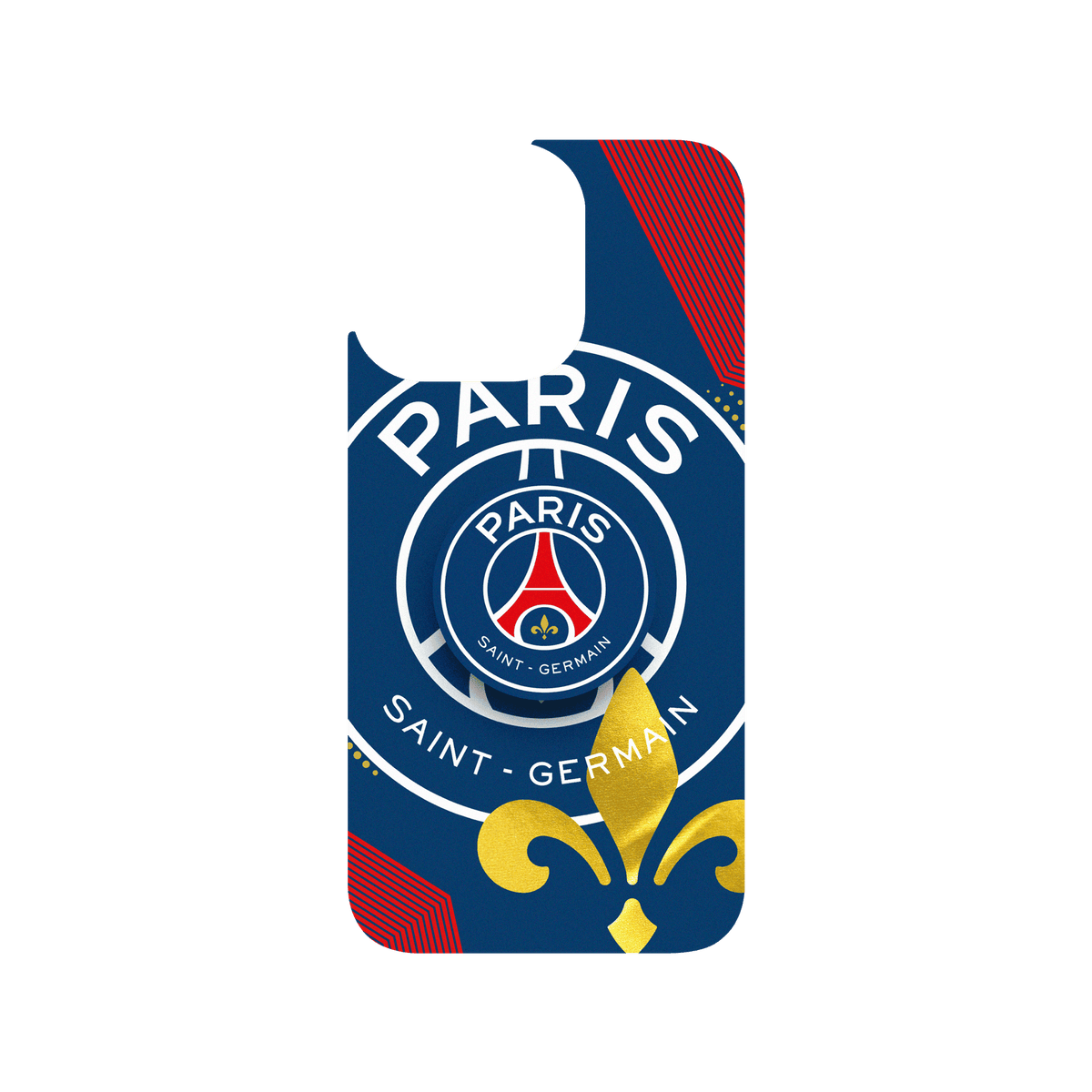 RHINOSHIELD X PSG Clear iPhone 13 Pro Case - Paris Saint-Germain - Lily Flower