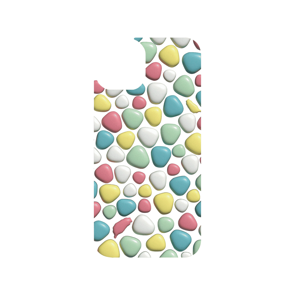 RHINOSHIELD X OldHouseFace Clear iPhone 13 Case - Bubble Mosaic- Common Bathhouse