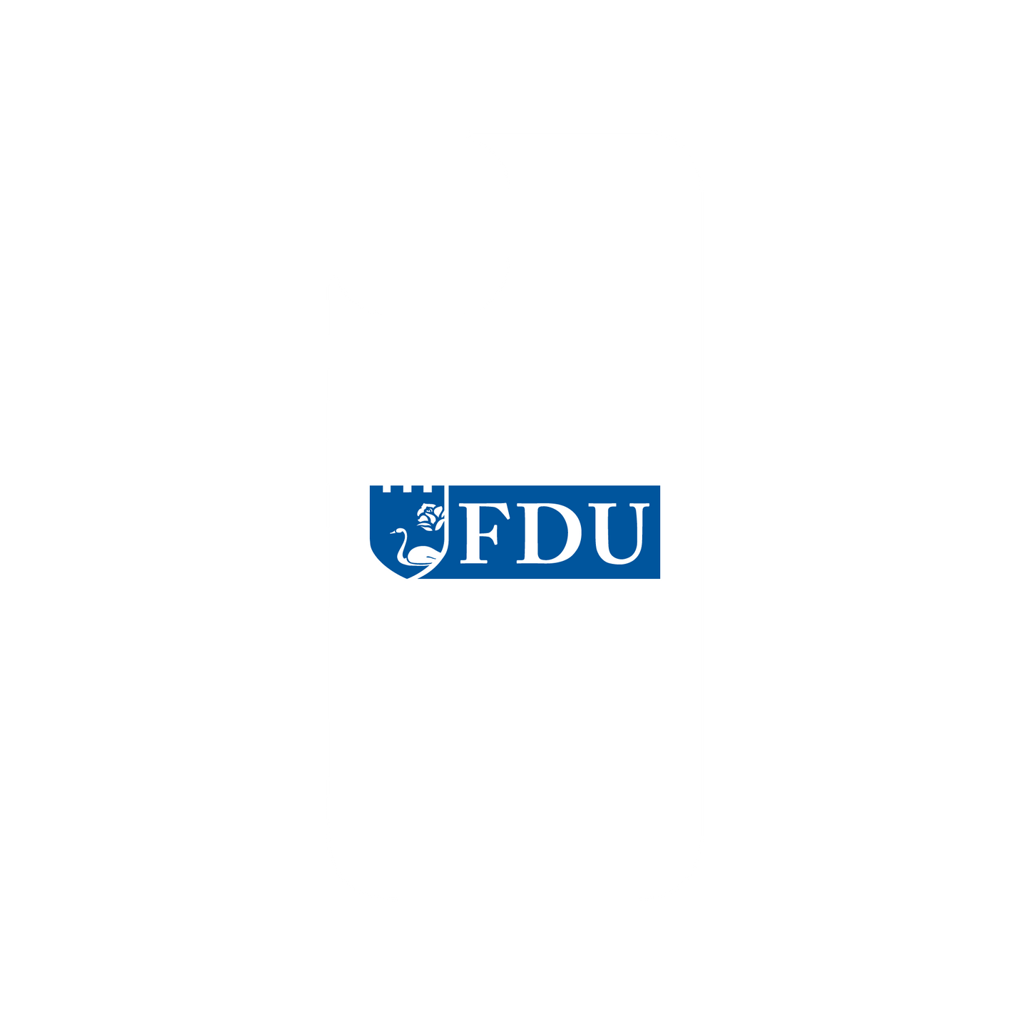 RHINOSHIELD X U.S. College Collections Clear iPhone 13 Case - Fairleigh Dickinson University - Fairleigh Dickinson University™ - FDU Blue