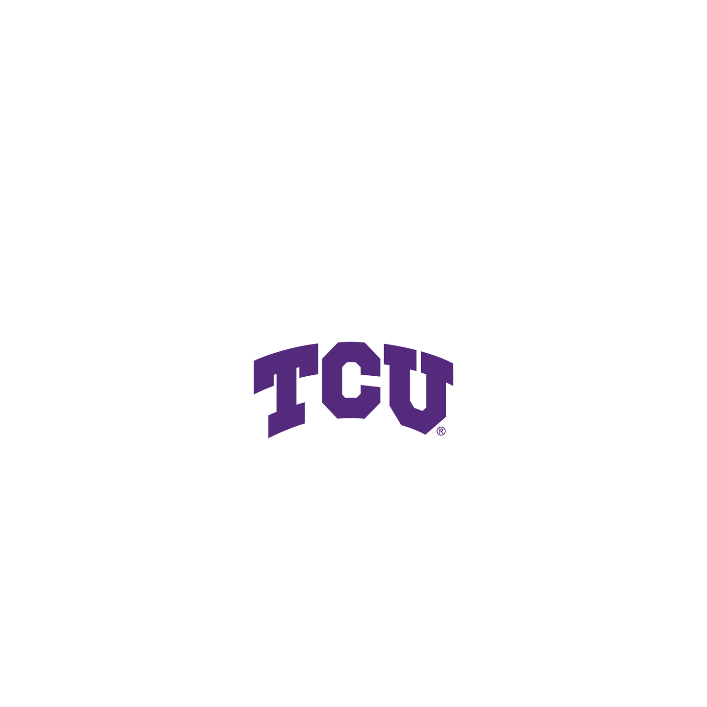 RHINOSHIELD X U.S. College Collections Clear Case (MagSafe compatible) iPhone 14 Plus - Texas Christian University - Texas Christian University™ - White