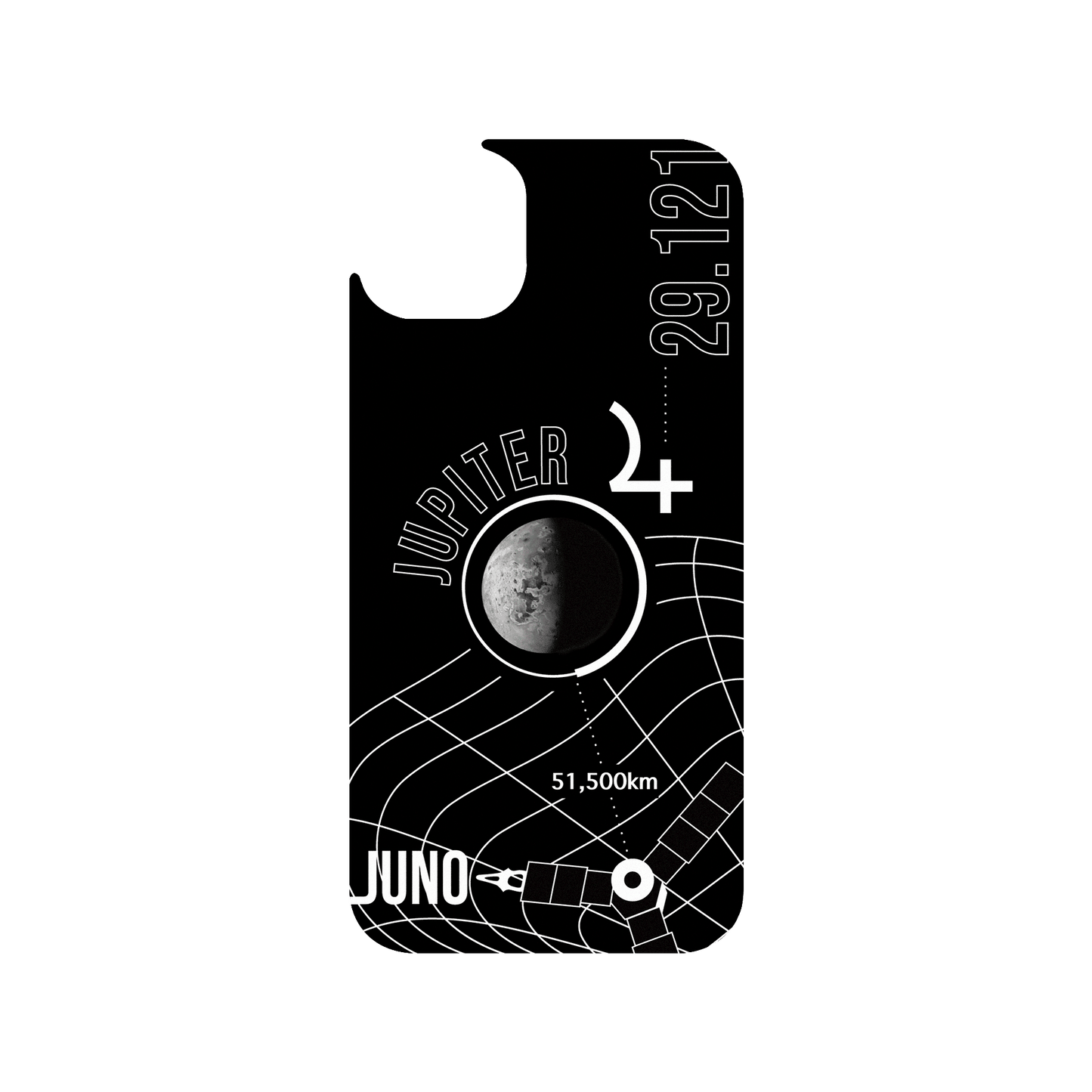 RHINOSHIELD | Cosmos Clear iPhone 14 Plus Case - Juno - Jupiter Mission