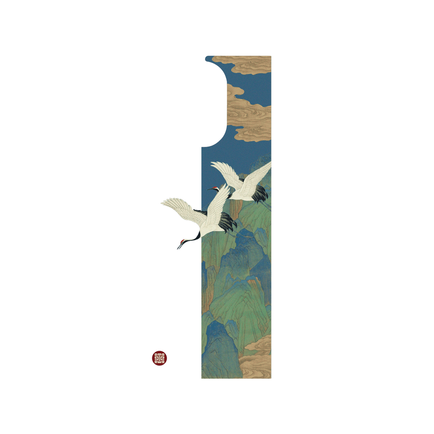 RHINOSHIELD X National Palace Museum Clear iPhone 14 Pro Max Case - Animal Series - Flying Cranes