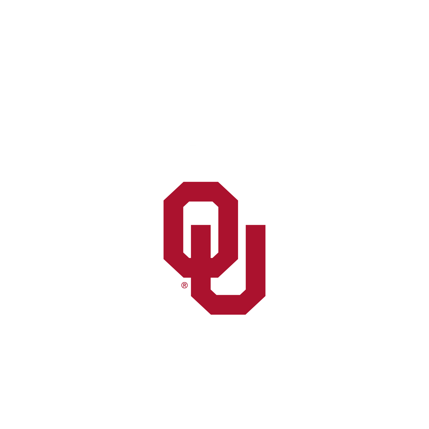 RHINOSHIELD X U.S. College Collections Clear Case (MagSafe compatible) iPhone 14 Pro Max - University of Oklahoma - OU-Light