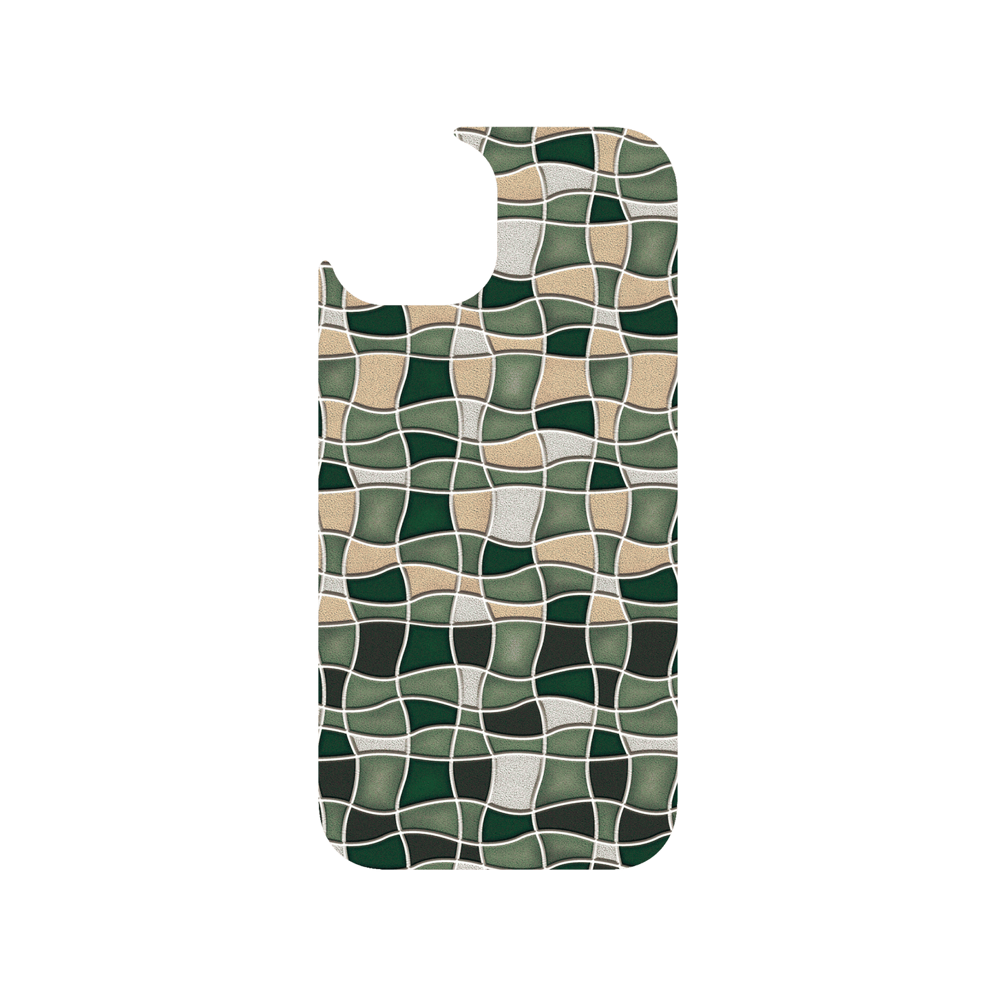 RHINOSHIELD X OldHouseFace JellyTint iPhone 15 Case - Mosaic - Grocer