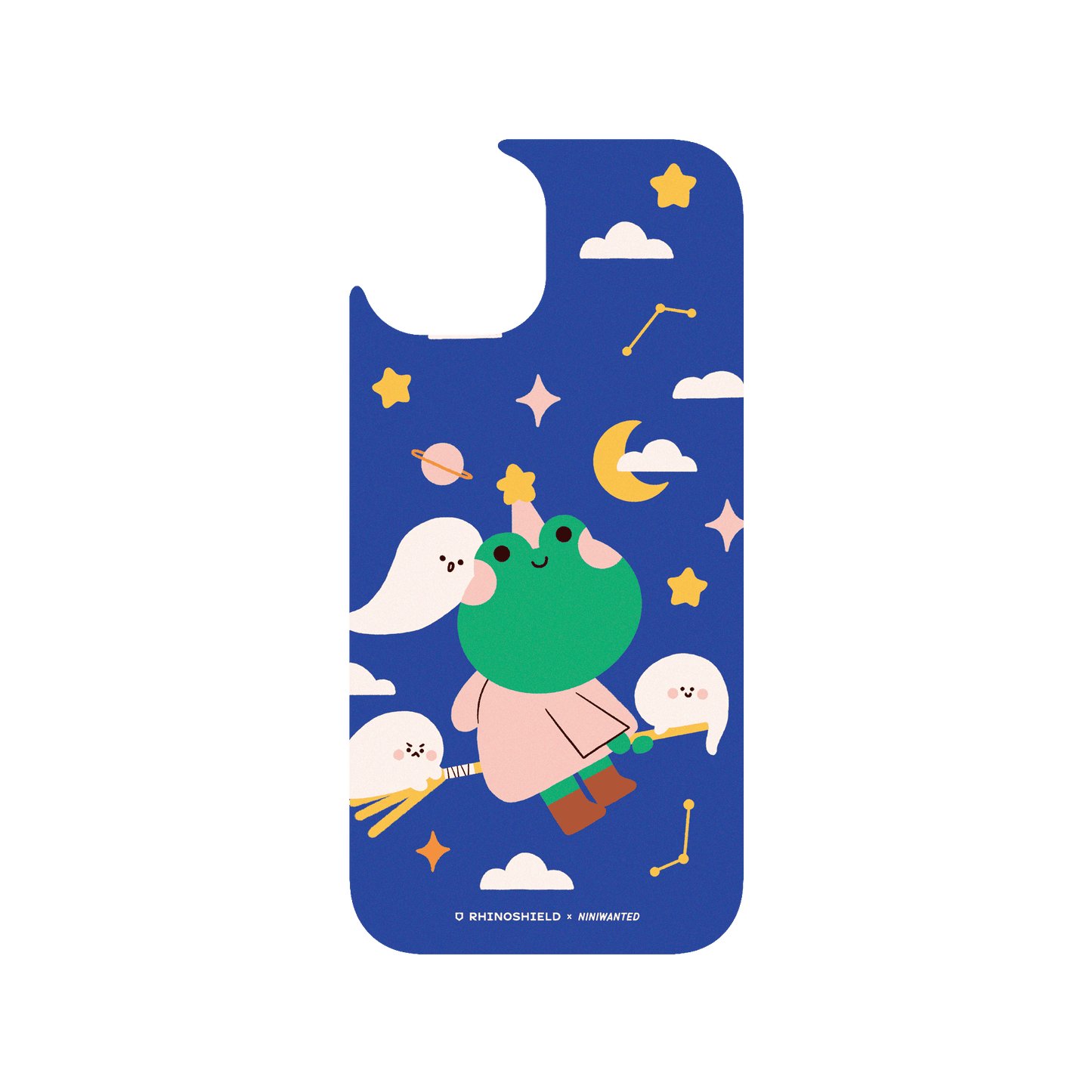 RHINOSHIELD X NINIWANTED Clear iPhone 15 Case - Frog Wizard