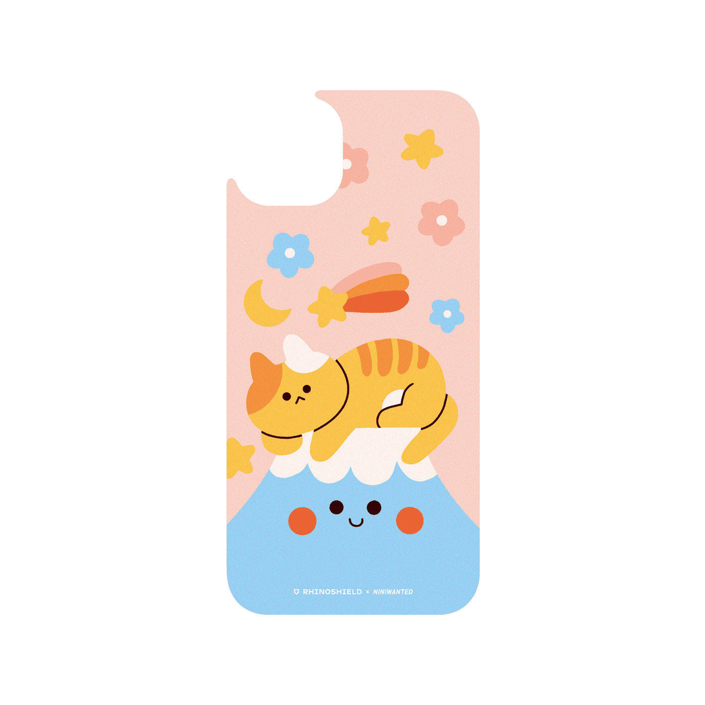 RHINOSHIELD X NINIWANTED JellyTint (MagSafe compatible) iPhone 15 Plus - Cat on Mount Fuji