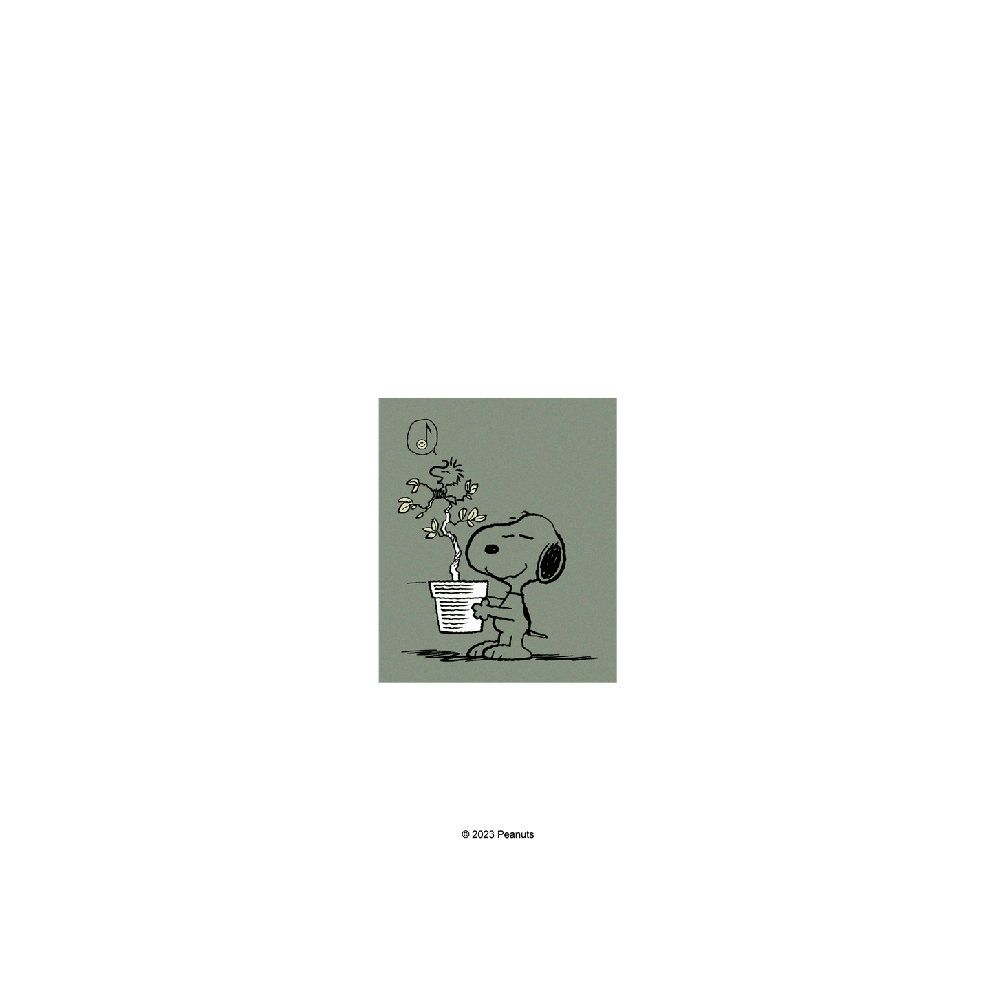 RHINOSHIELD X Snoopy Clear iPhone 15 Plus Case - Plant a Tree
