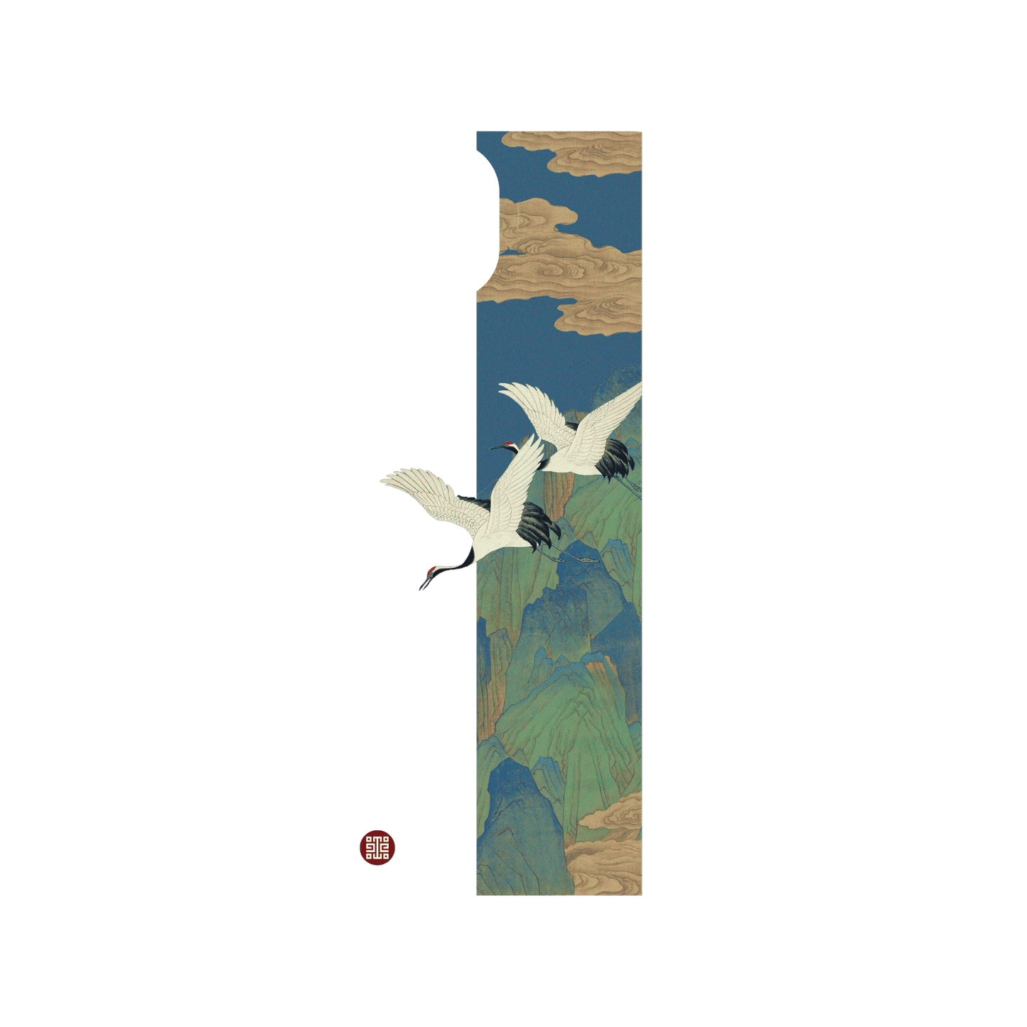 RHINOSHIELD X National Palace Museum Clear Case (MagSafe compatible) iPhone 15 Plus - Animal Series - Flying Cranes