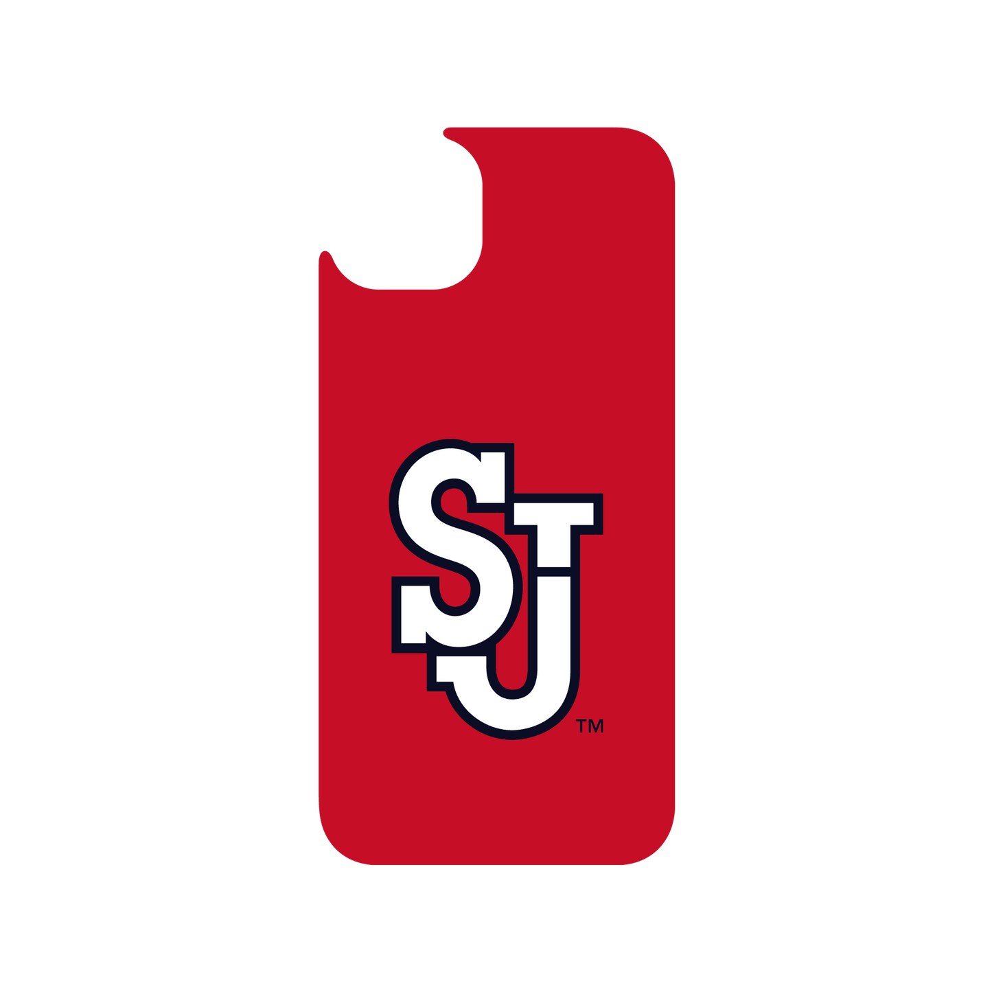 RHINOSHIELD X U.S. College Collections Clear Case (MagSafe compatible) iPhone 15 Plus - St. John's-Red
