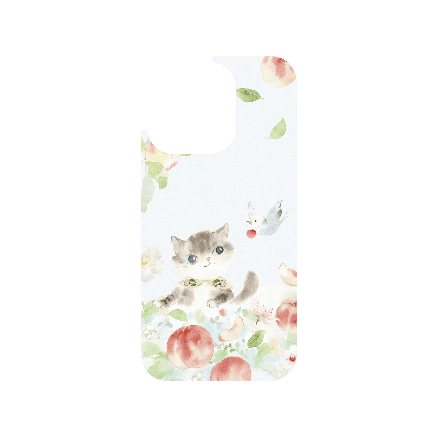 RHINOSHIELD X Liang Feng Clear iPhone 15 Pro Case - Kitty
