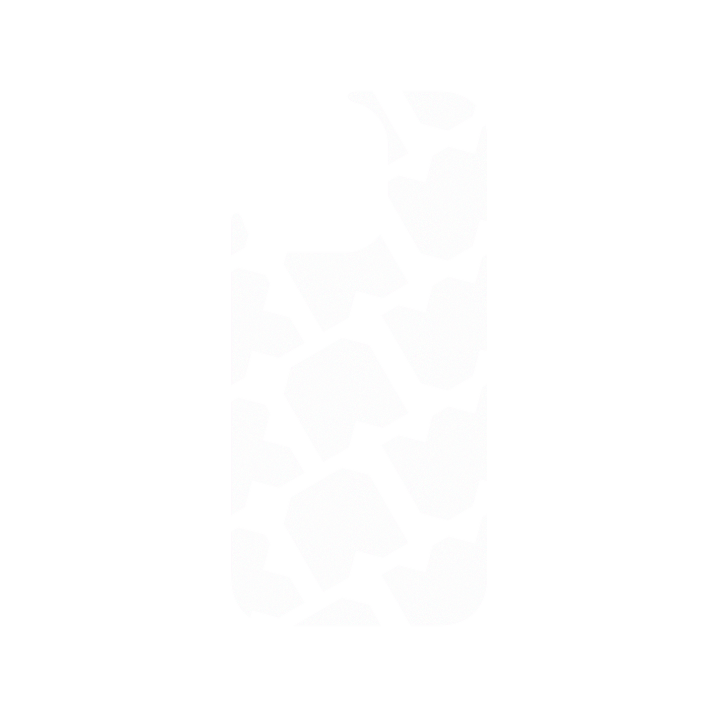 RHINOSHIELD X JOCR JellyTint (MagSafe compatible) iPhone 15 Pro - Raw White Pattern Big
