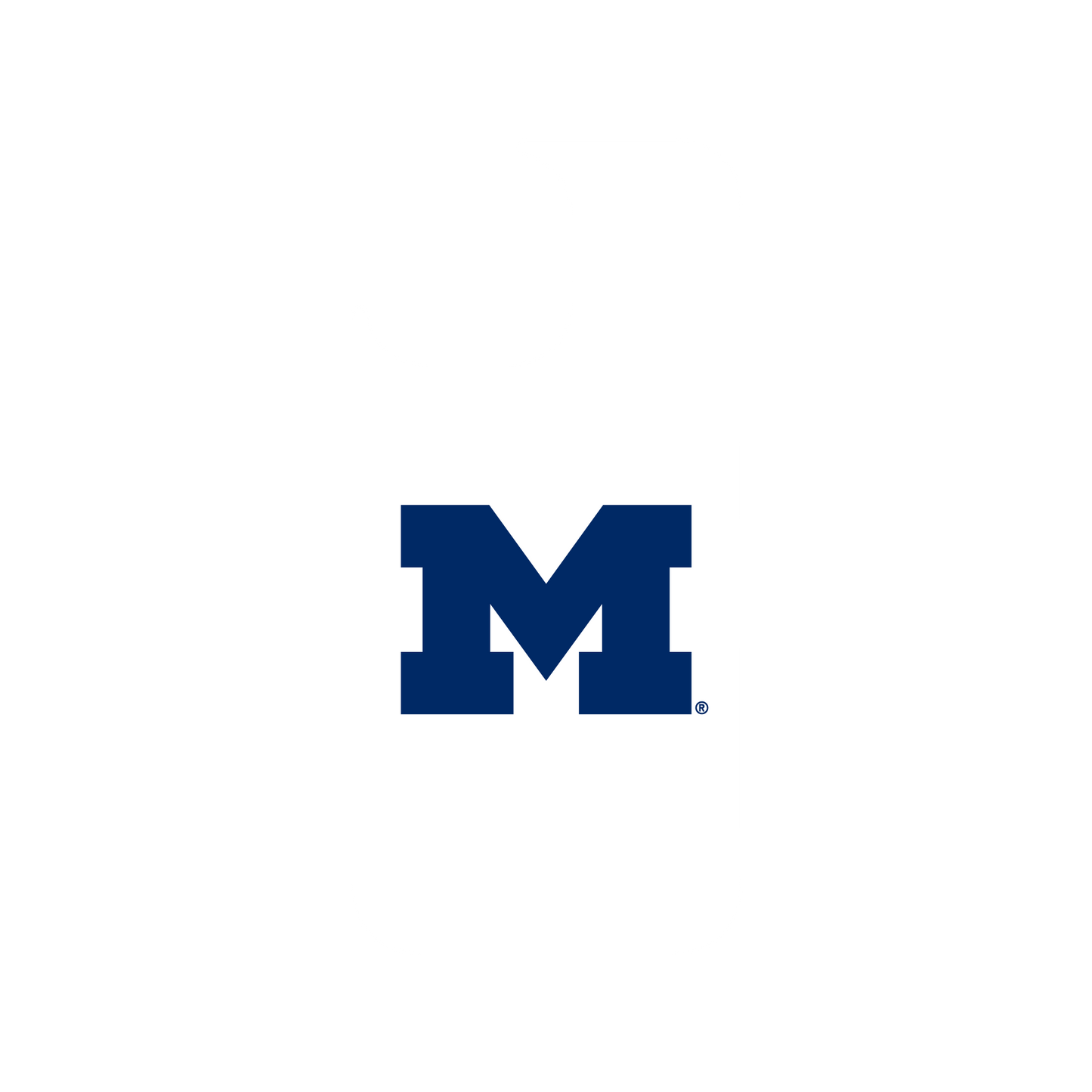 RHINOSHIELD X U.S. College Collections JellyTint (MagSafe compatible) iPhone 15 Pro Max - University of Michigan - UM-Blue