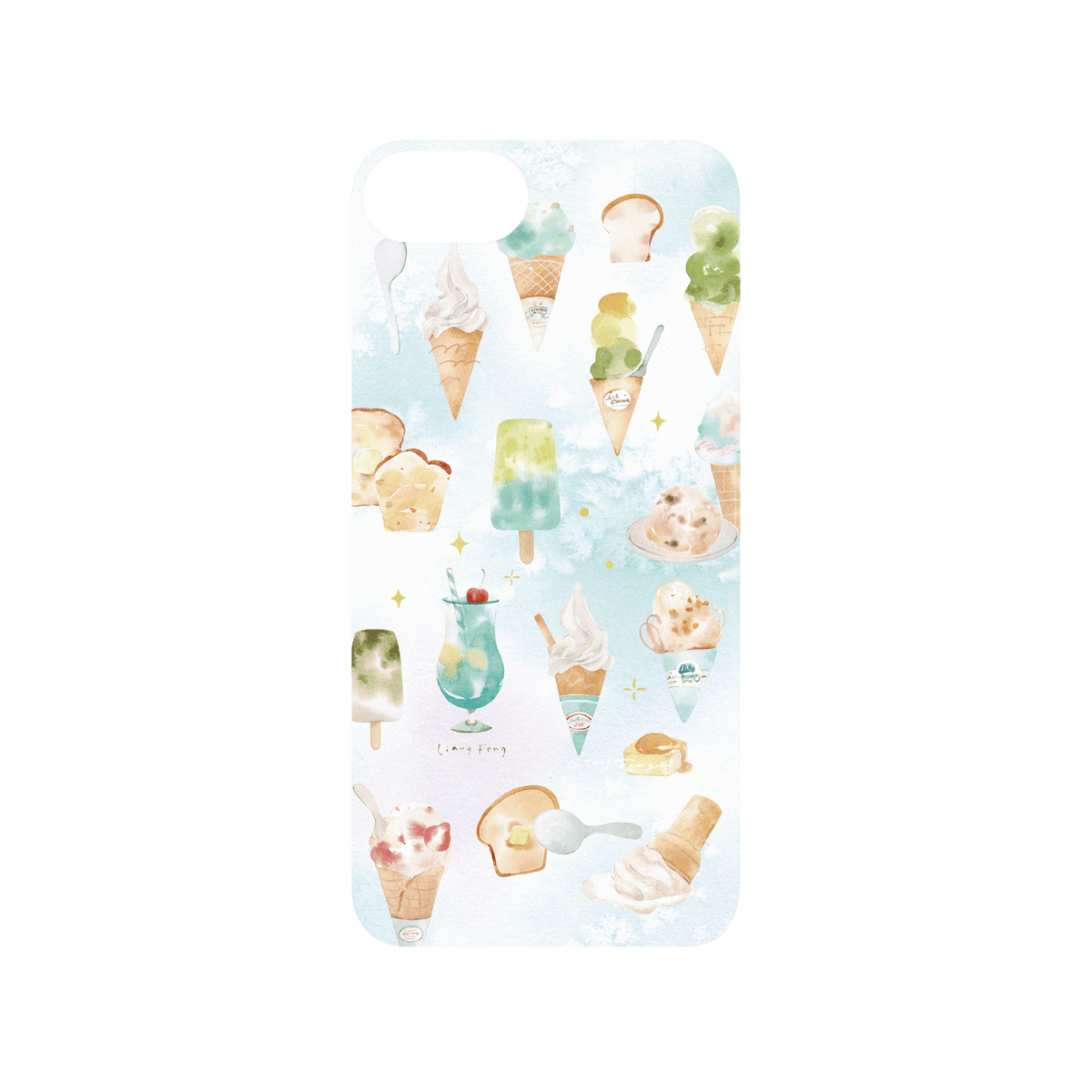 RHINOSHIELD X Liang Feng Mod NX iPhone 7 Case - Summer Ice Cream Backplate