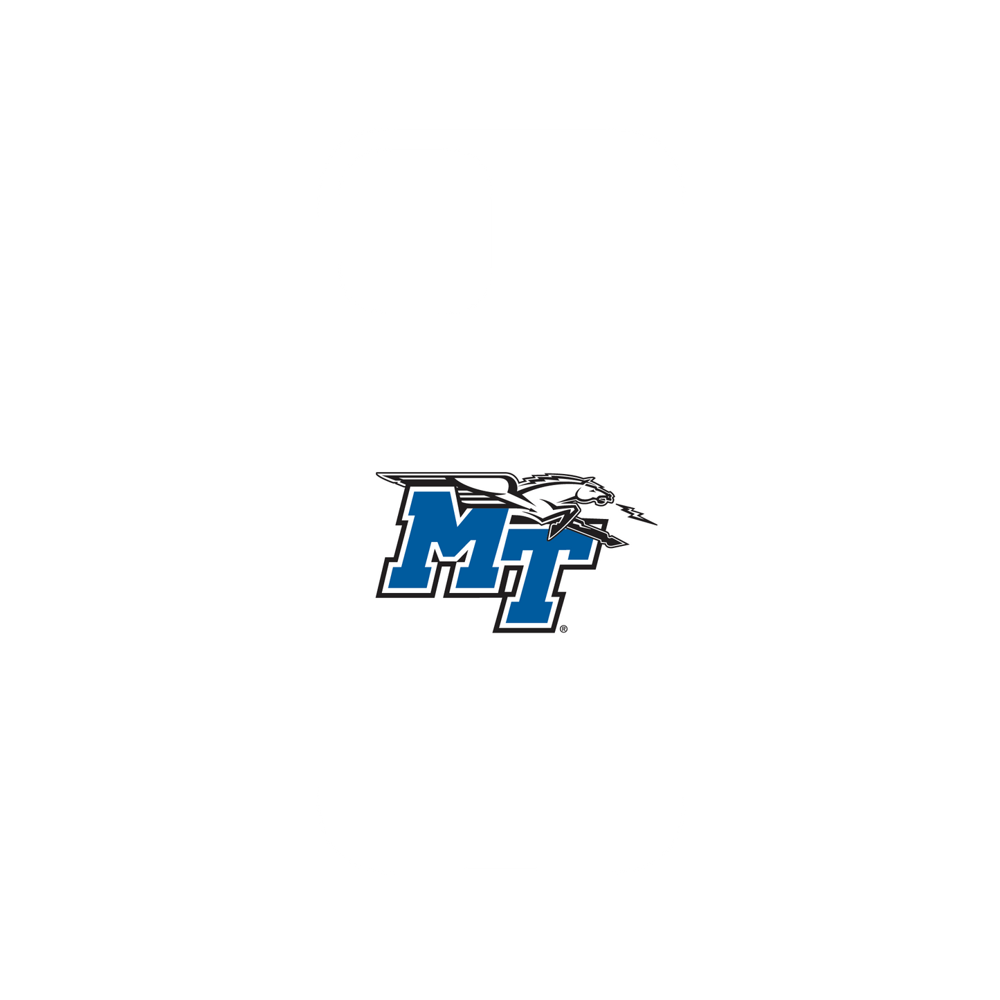 RHINOSHIELD X U.S. College Collections Mod NX iPhone 12 Pro Case - Middle Tennessee State University - MTSU Blue Backplate