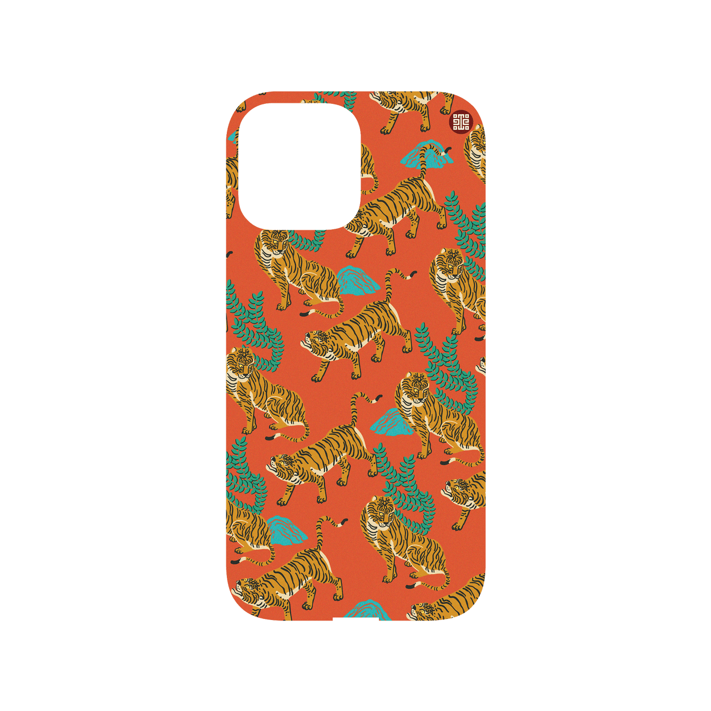 RHINOSHIELD X National Palace Museum Mod NX iPhone 13 Pro Max Case - Animal Series - Tiger pattern Backplate