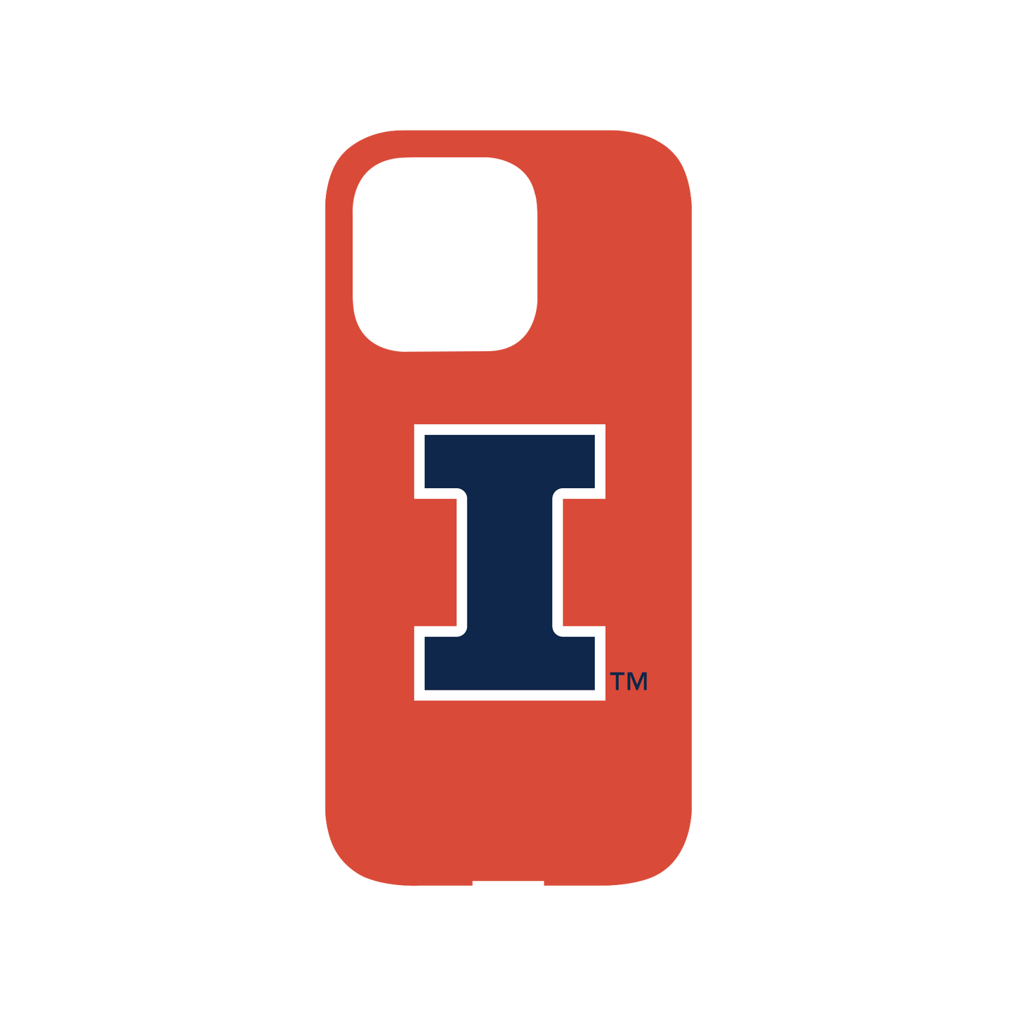RHINOSHIELD X U.S. College Collections Mod NX (MagSafe compatible) iPhone 14 Pro Case - Illinois-Orange Backplate