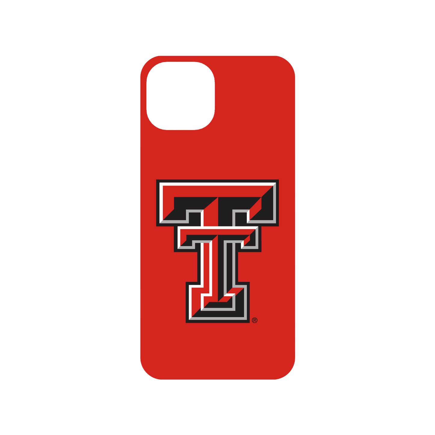 RHINOSHIELD X U.S. College Collections Mod NX iPhone 15 Case - Texas Tech University - TTU Backplate