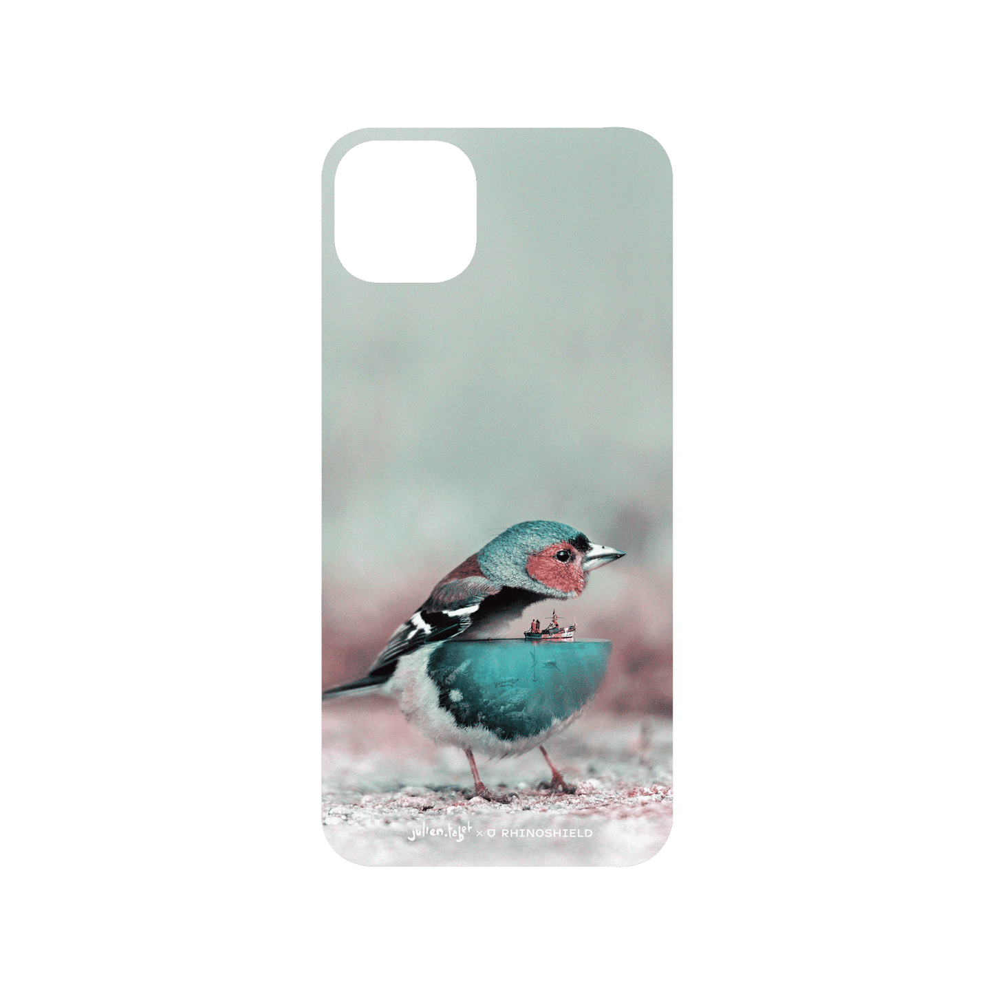 RHINOSHIELD X Julien Tabet Mod NX (MagSafe compatible) iPhone 15 Plus Case - AquaBirdy Backplate