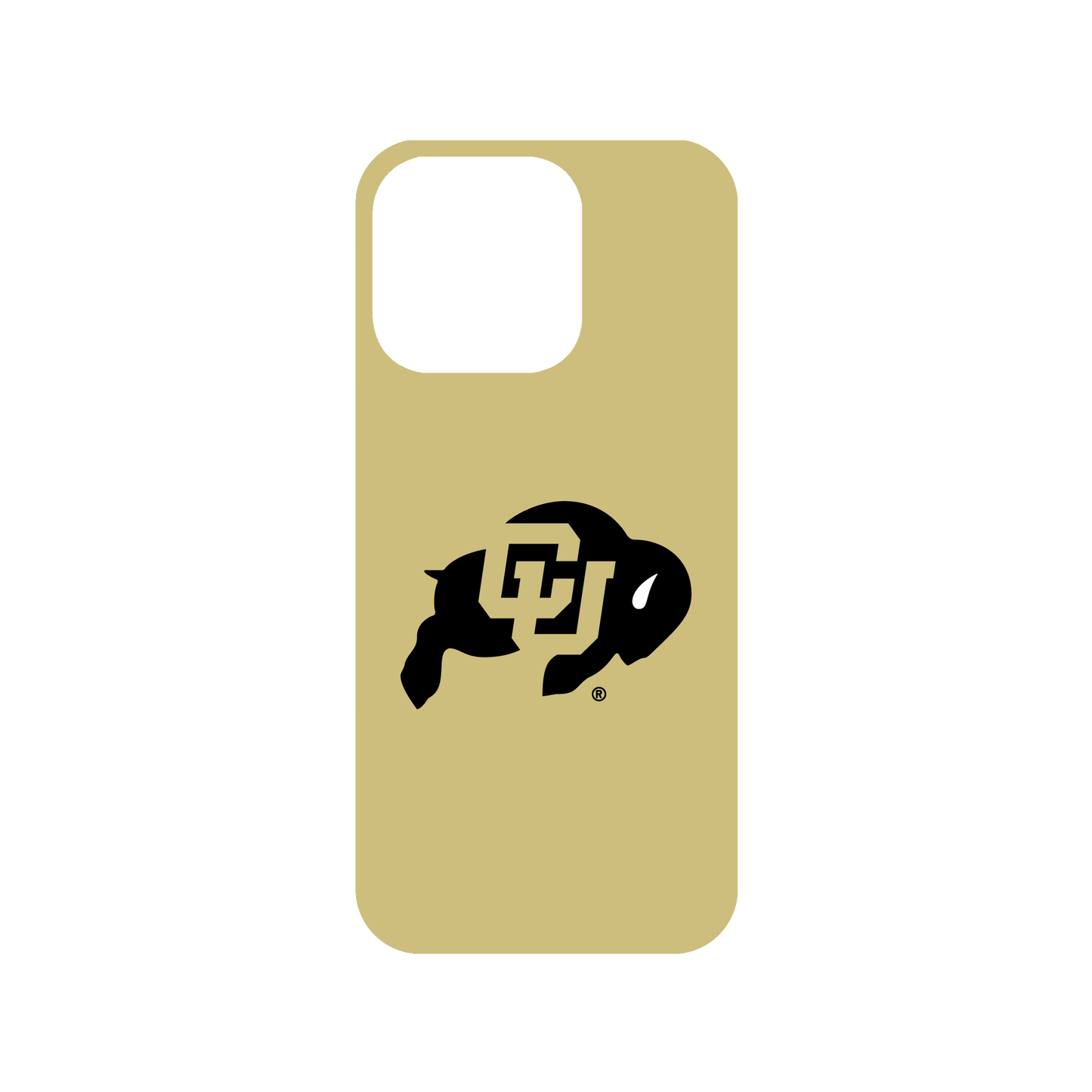 RHINOSHIELD X U.S. College Collections Mod NX iPhone 15 Pro Case - Colorado-Gold Backplate