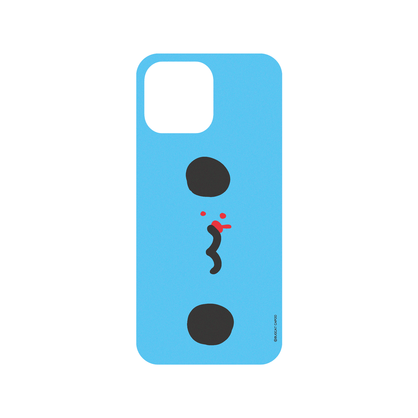 RHINOSHIELD X BUGCAT CAPOO Mod NX (MagSafe compatible) iPhone 15 Pro Max Case - Big Face Capoo (Blue) Backplate