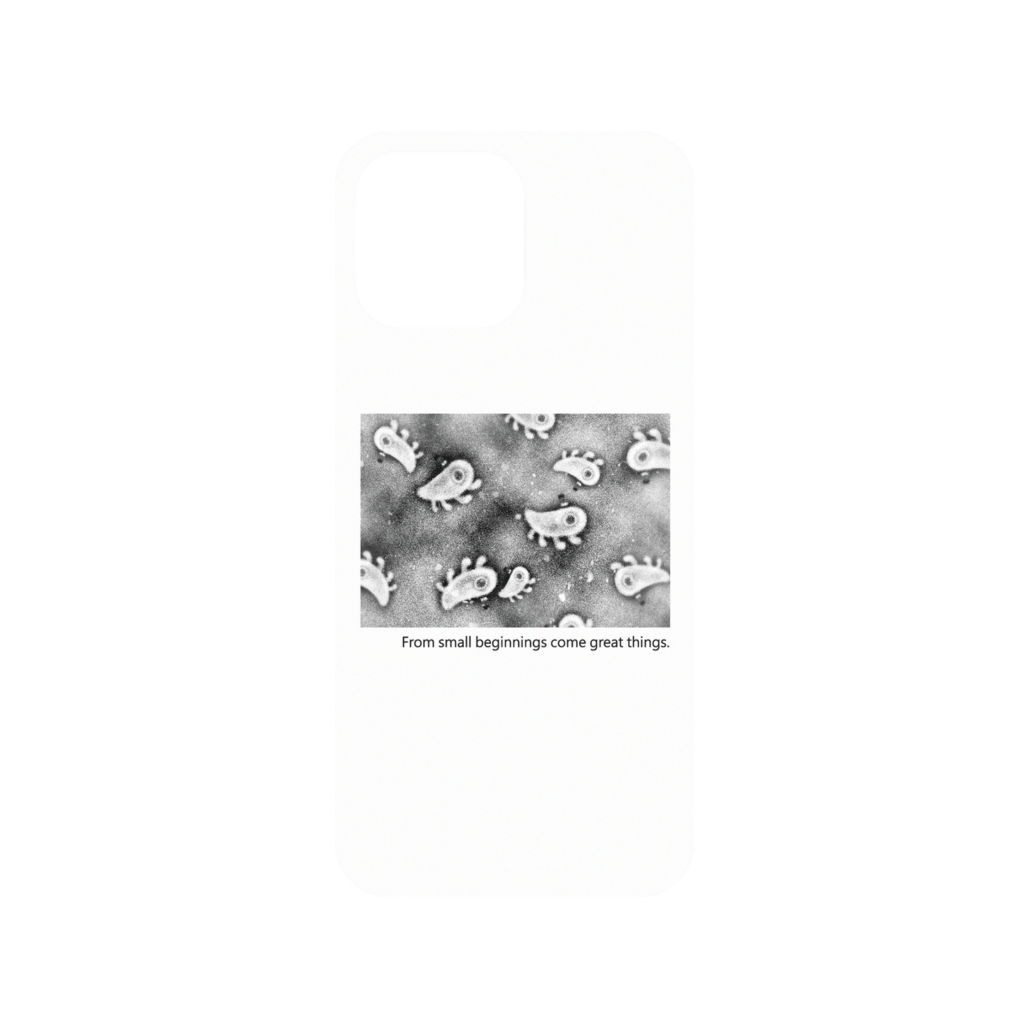 RHINOSHIELD X Incrediville Mod NX iPhone 15 Pro Max Case - Microscopic Observation - White Backplate