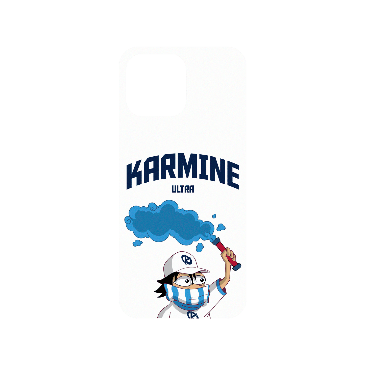 RHINOSHIELD X Karmine Corp Mod NX (MagSafe compatible) iPhone 15 Pro Max Case - Emote Ultra Karmine (Blue) Backplate