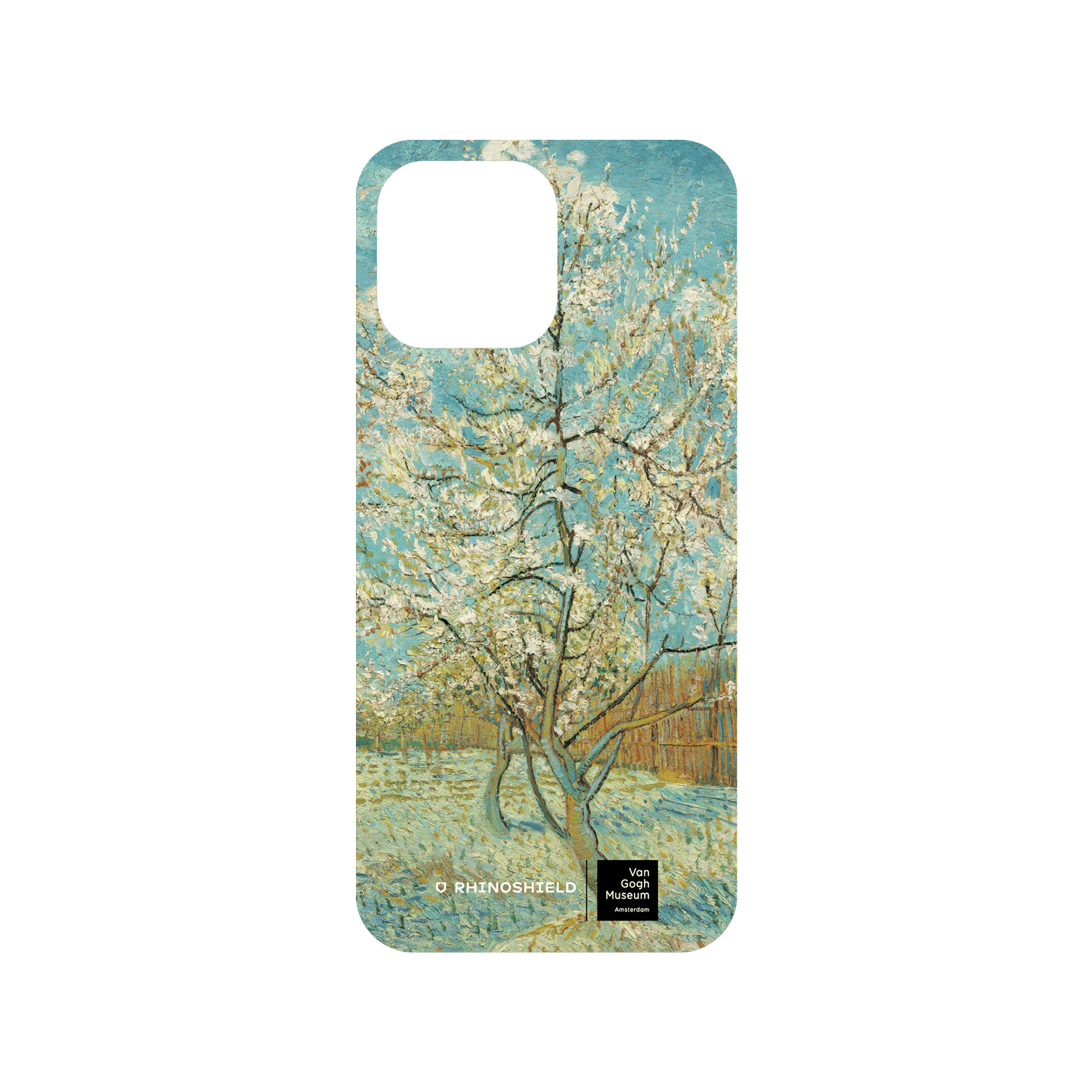 RHINOSHIELD X Van Gogh Museum Mod NX (MagSafe compatible) iPhone 15 Pro Max Case - Peach Tree in Blossom Backplate