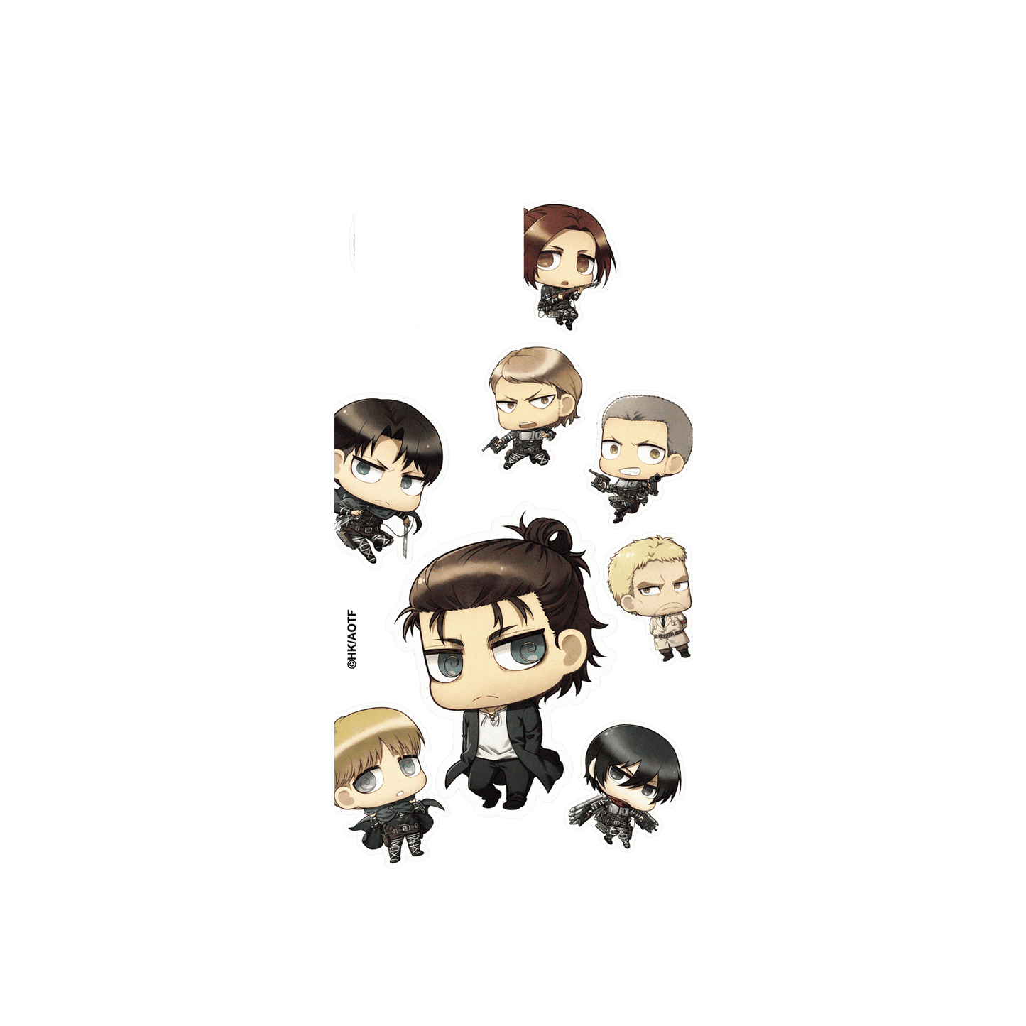 RHINOSHIELD X Attack on Titan Mod NX iPhone 15 Pro Max Case - Attack on Titan - Chibi Backplate