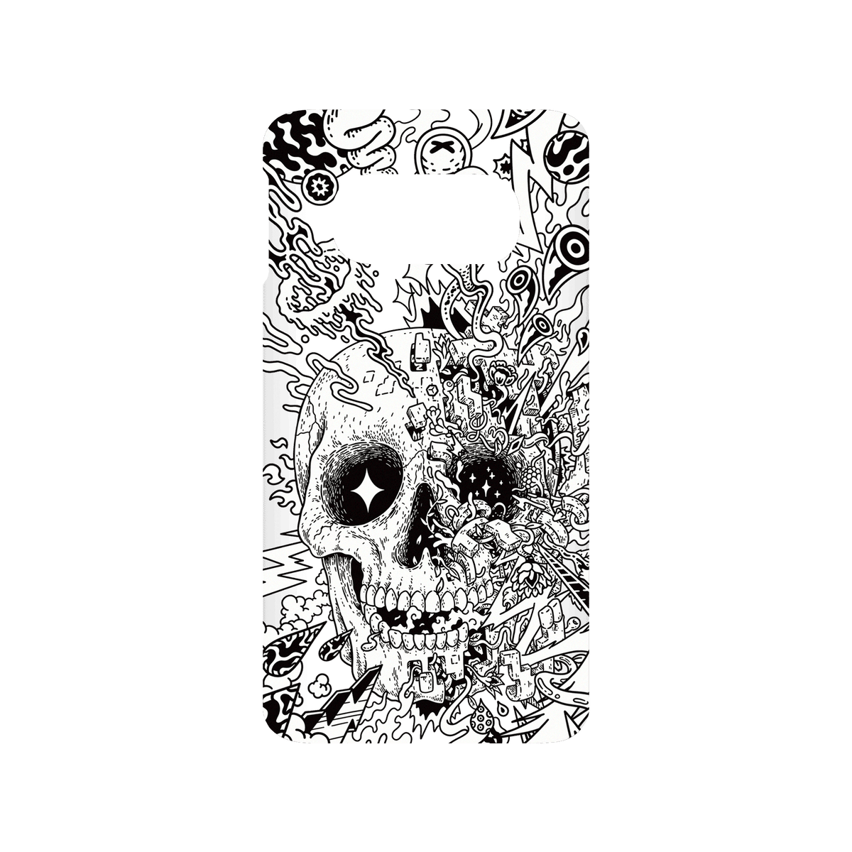 RHINOSHIELD X Lei Melendres SolidSuit Samsung Galaxy S10e Case - Rebirth Skull