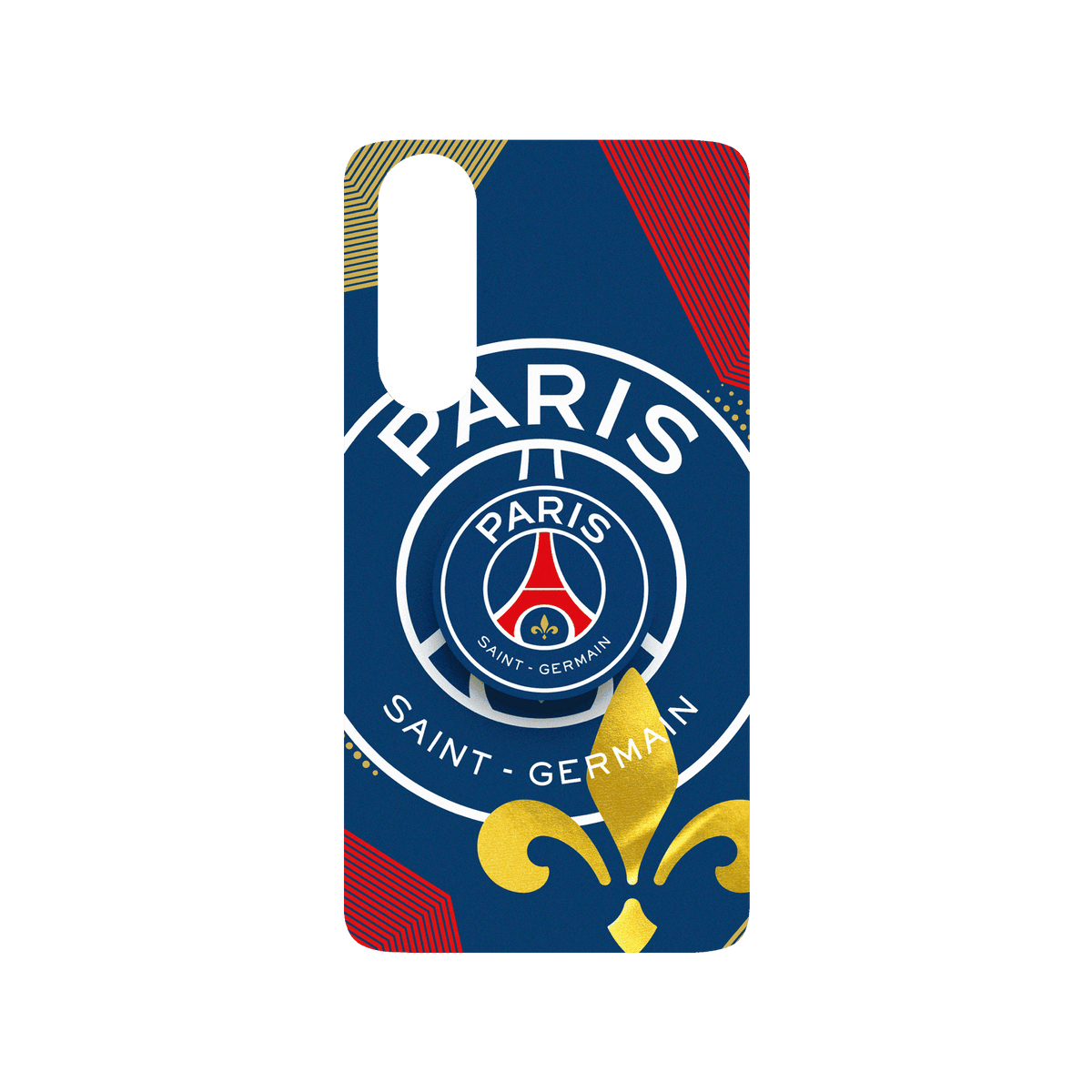 RHINOSHIELD X PSG SolidSuit Huawei P30 Case - Paris Saint-Germain - Lily Flower