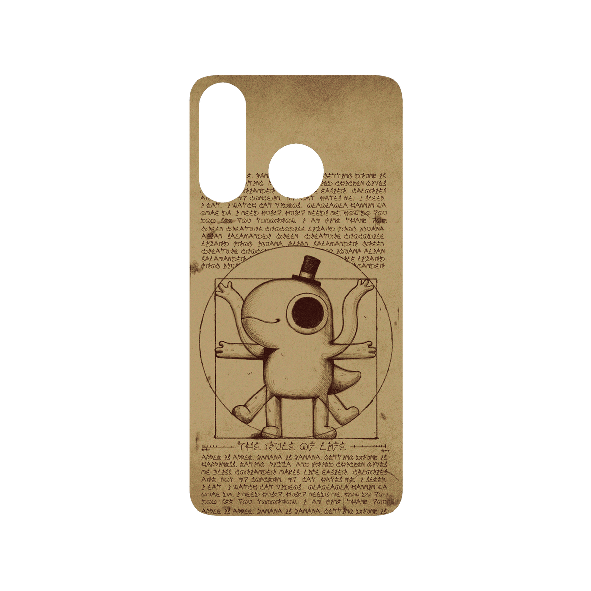 RHINOSHIELD X Incrediville SolidSuit Huawei P30 Lite Case - Vitruvian Lizard 2