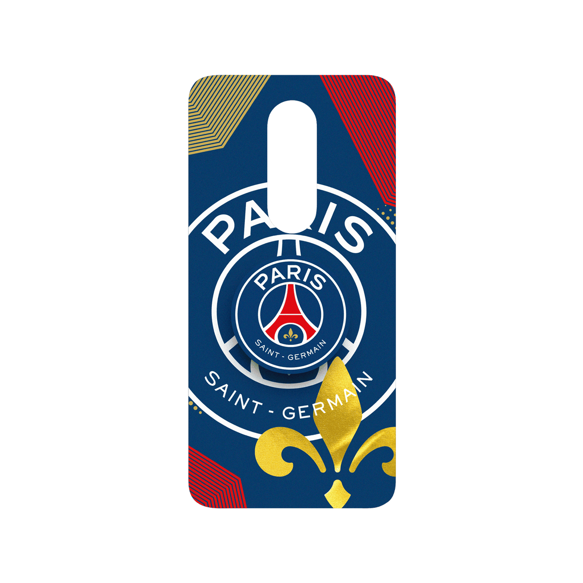 RHINOSHIELD X PSG SolidSuit OnePlus 7 Pro Case - Paris Saint-Germain - Lily Flower