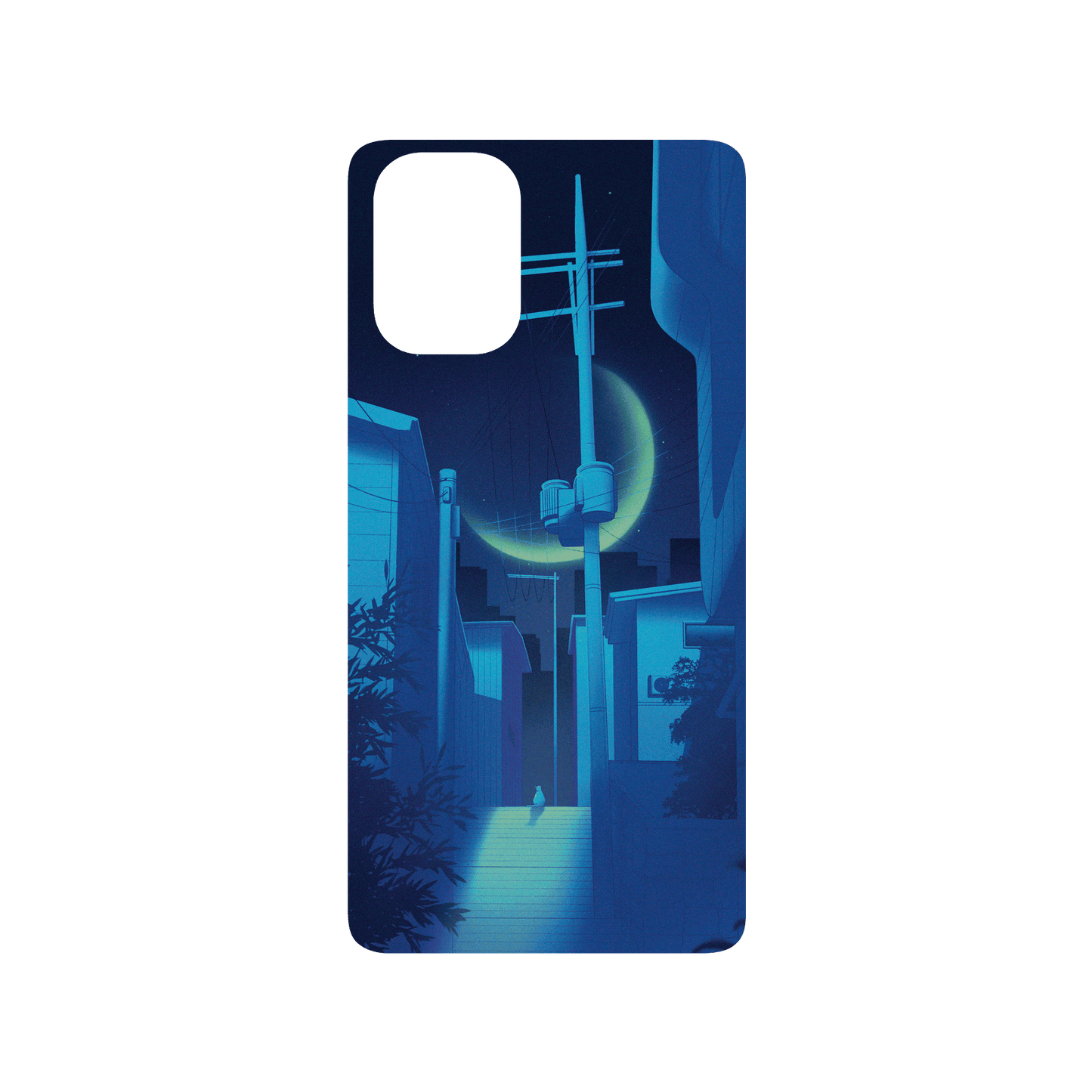 RHINOSHIELD X Surudenise SolidSuit Samsung Galaxy A71 (4G) Case - Lofi Moon
