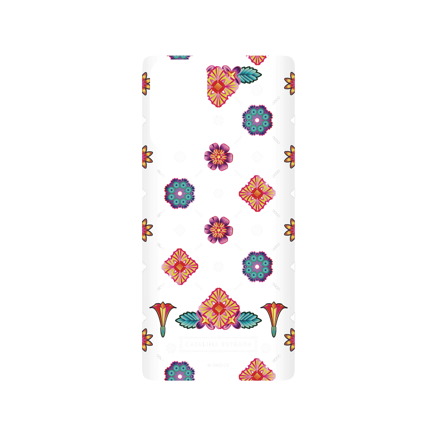 RHINOSHIELD X Catalina Estrada SolidSuit Samsung Galaxy Note20 (4G/5G) Case - Flowers Stickers