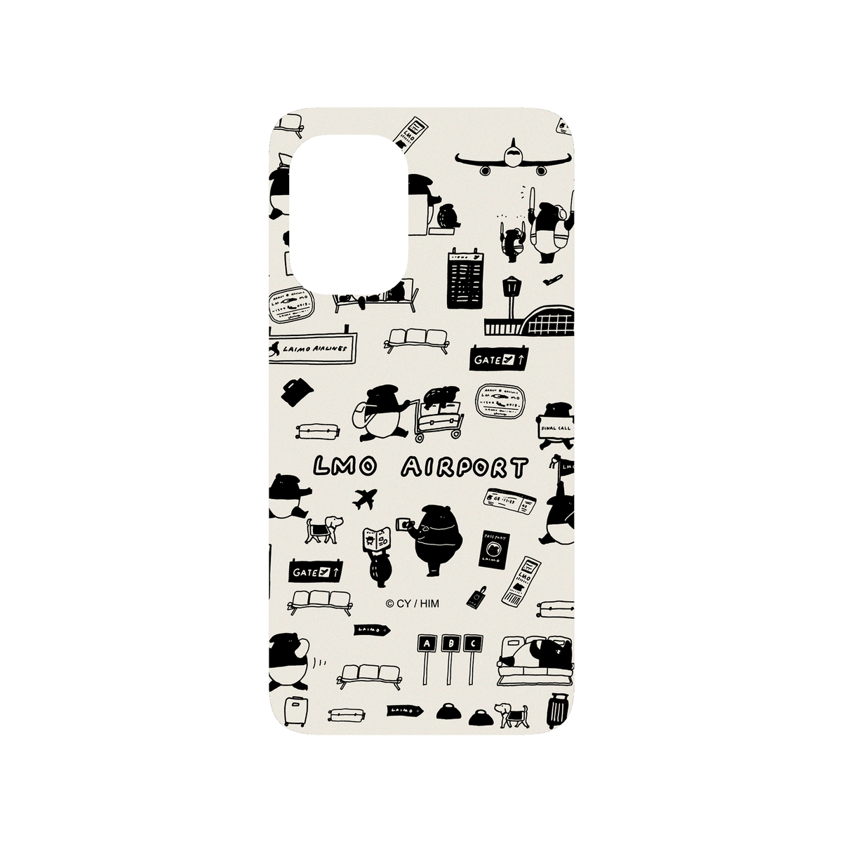 RHINOSHIELD X LAIMO SolidSuit ASUS Zenfone 8 Case - LMO AIRPORT