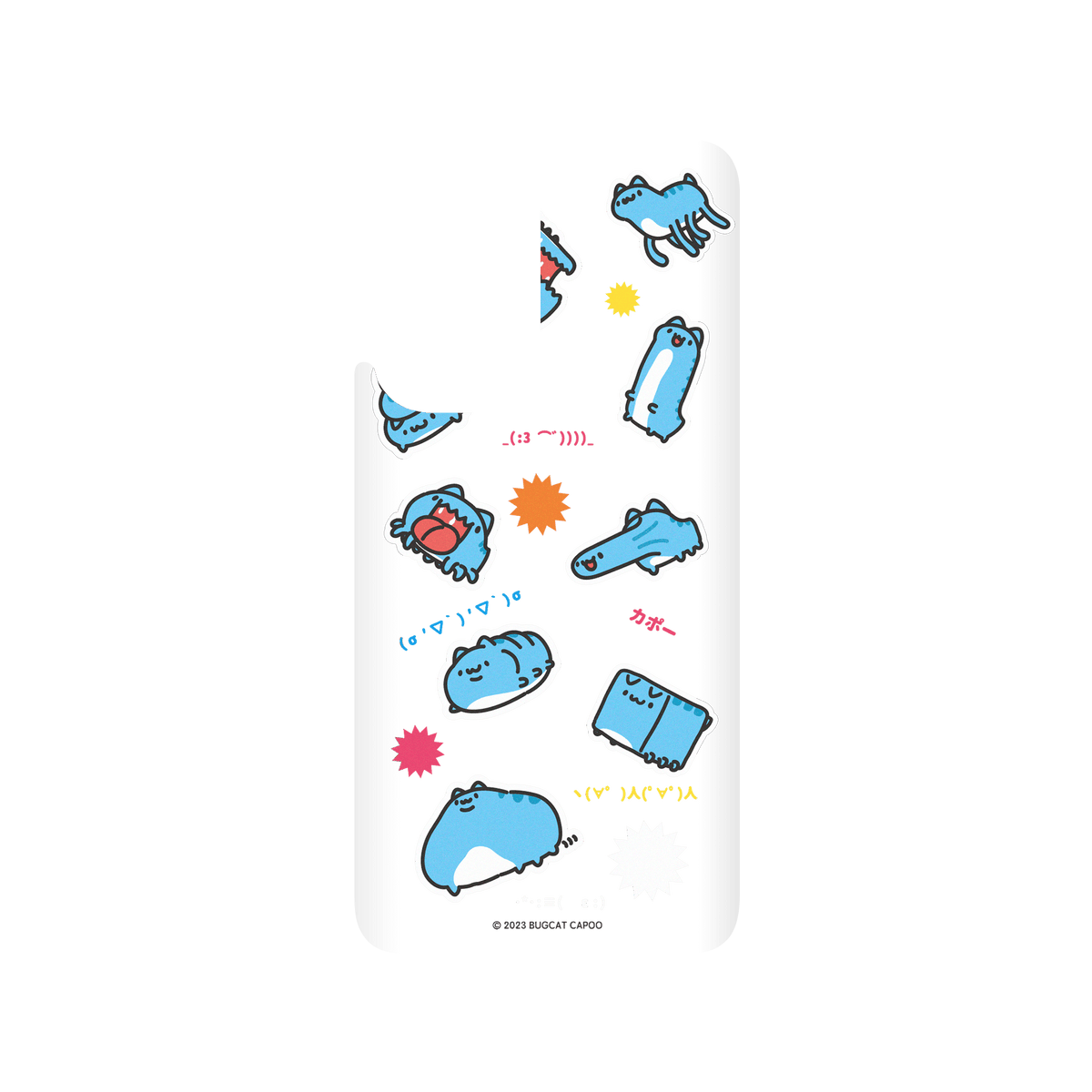 RHINOSHIELD X BUGCAT CAPOO SolidSuit OnePlus 9 Case - CAPOO Stickers