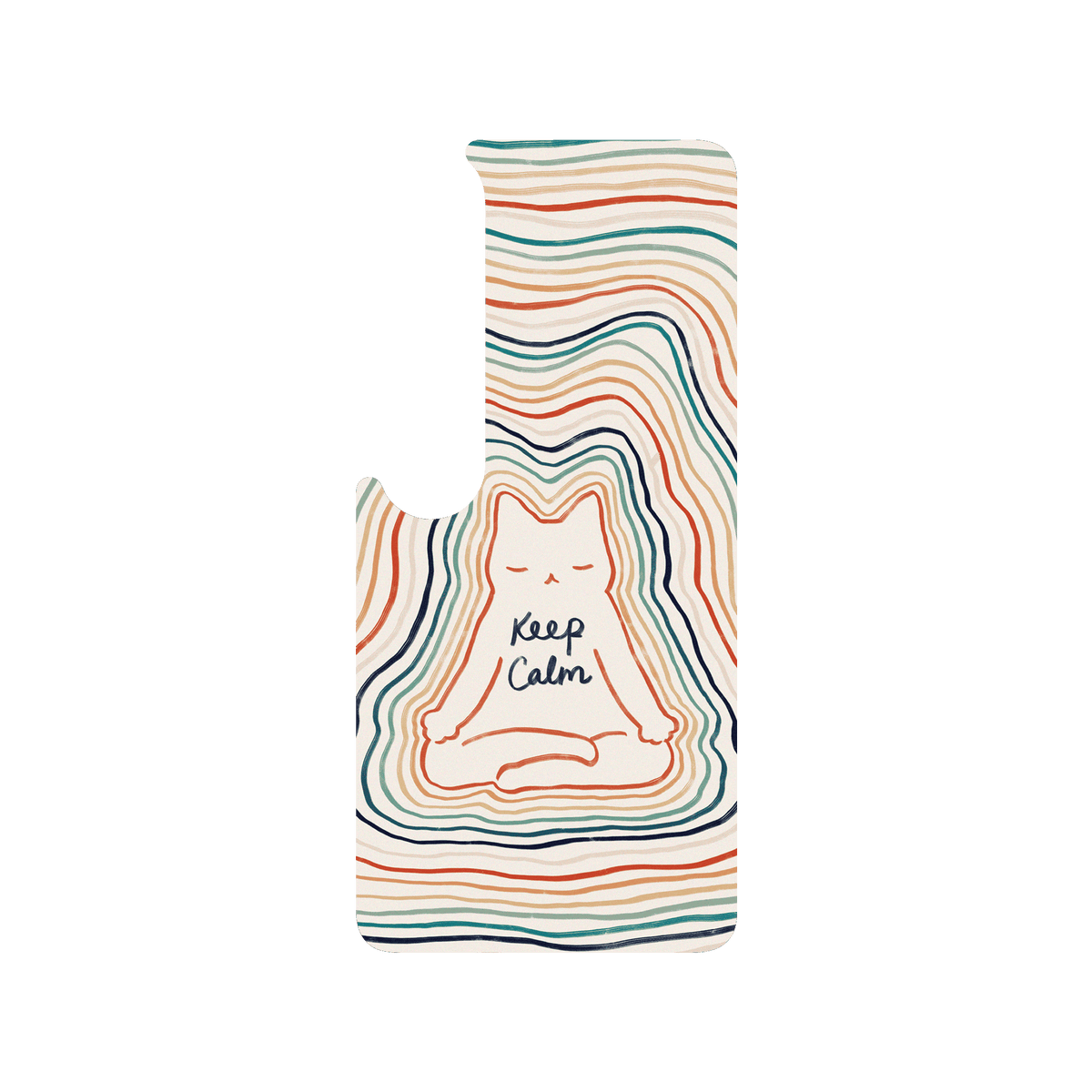RHINOSHIELD X I Love Doodle SolidSuit Xiaomi Mi 10 Case - Mindful Cat - Keep Calm