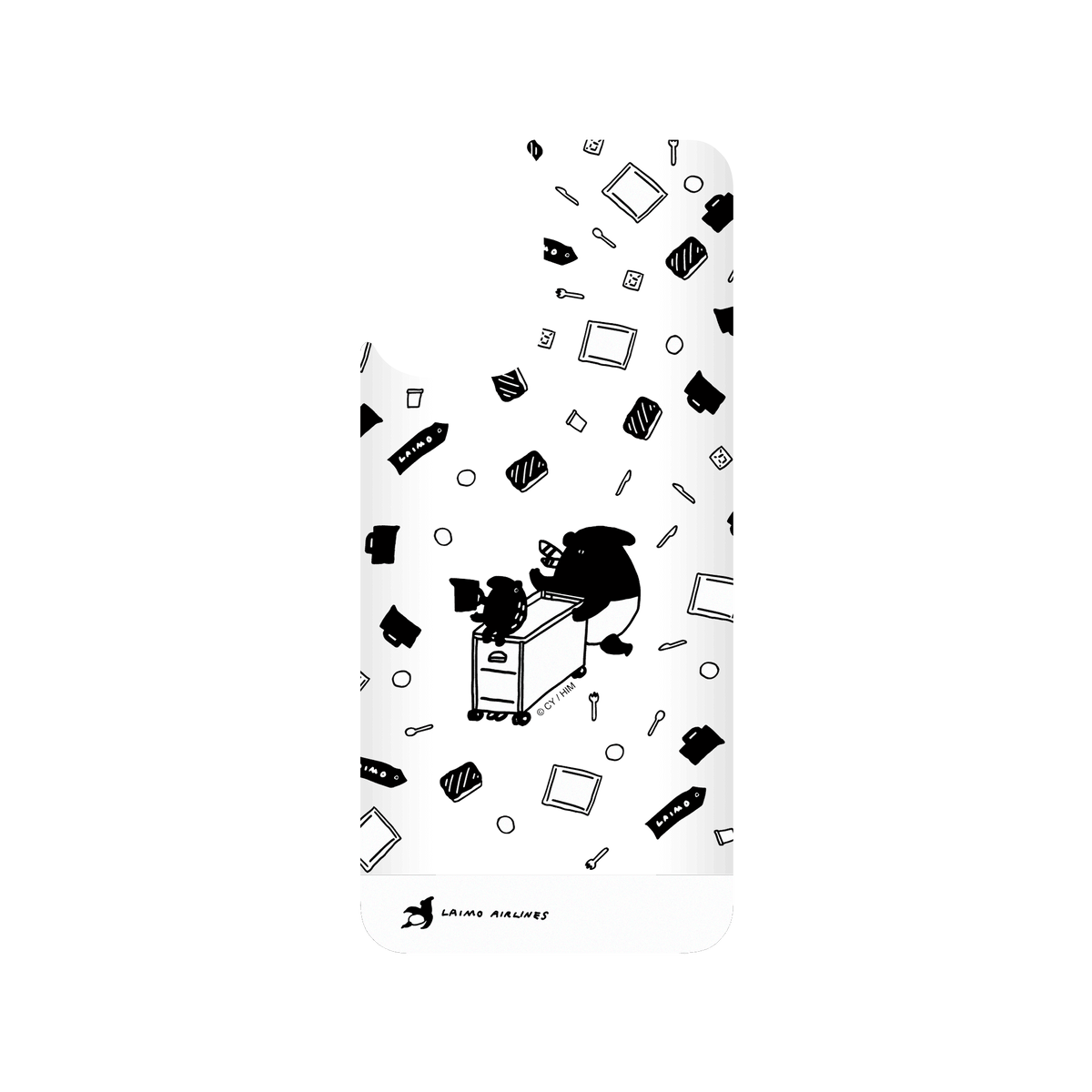 RHINOSHIELD X LAIMO SolidSuit Redmi Note 10 (4G) Case - LAIMO AIRLINES