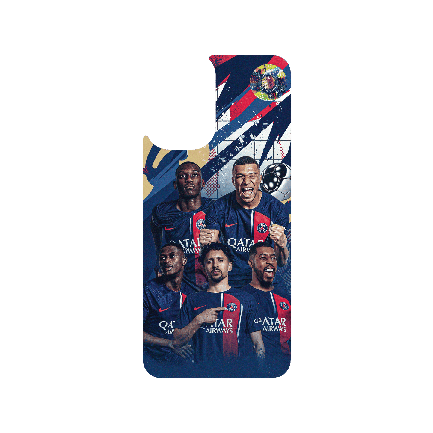 RHINOSHIELD X PSG SolidSuit Redmi Note 10 (4G) Case - PSG Victory - Team 1