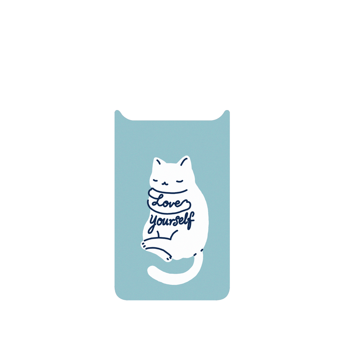 RHINOSHIELD X I Love Doodle SolidSuit Xiaomi Mi 11 Ultra Case - Mindful Cat - Love Yourself